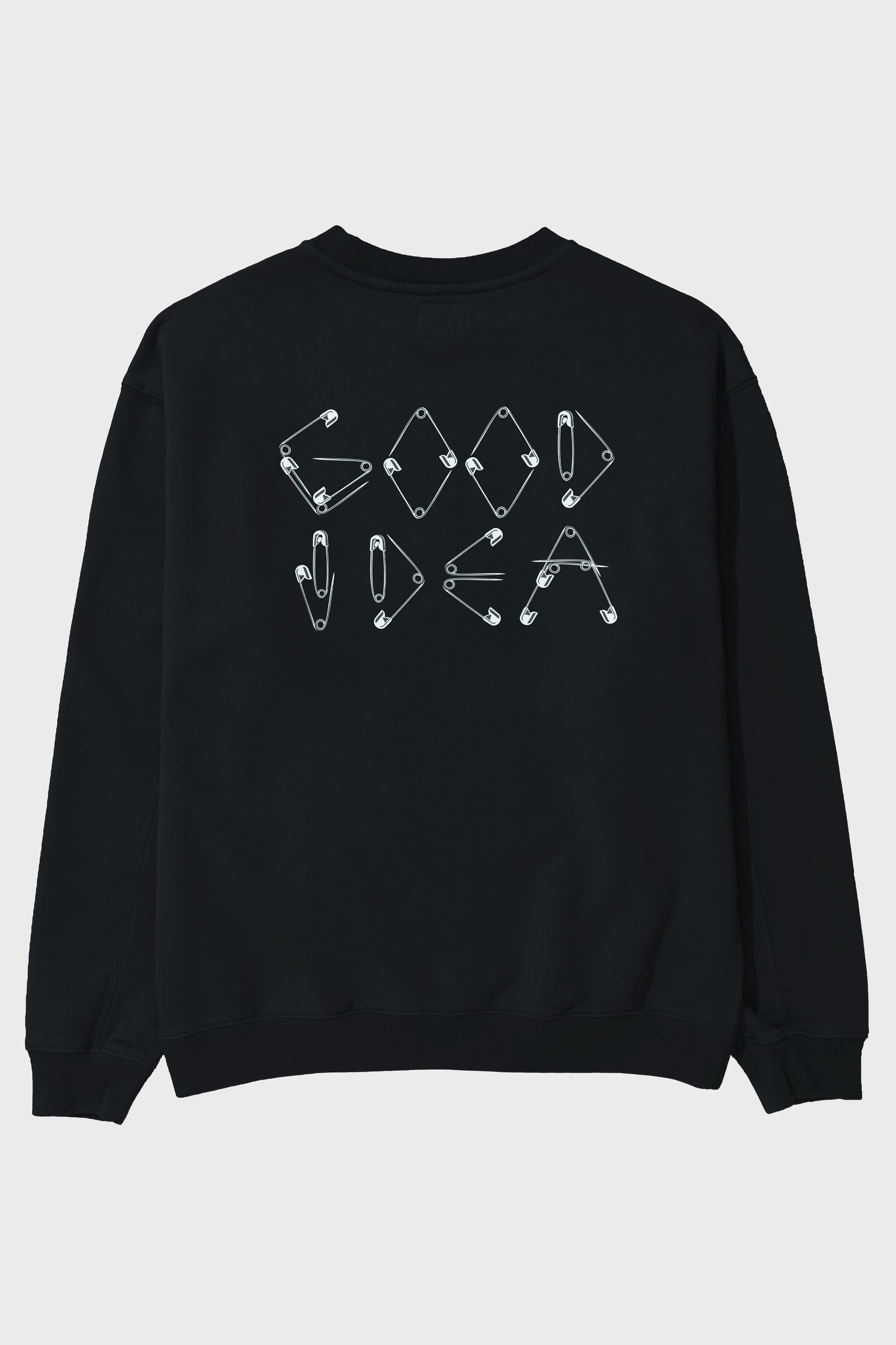 Good Idea Arka Baskılı Oversize Sweatshirt Erkek Kadın Unisex