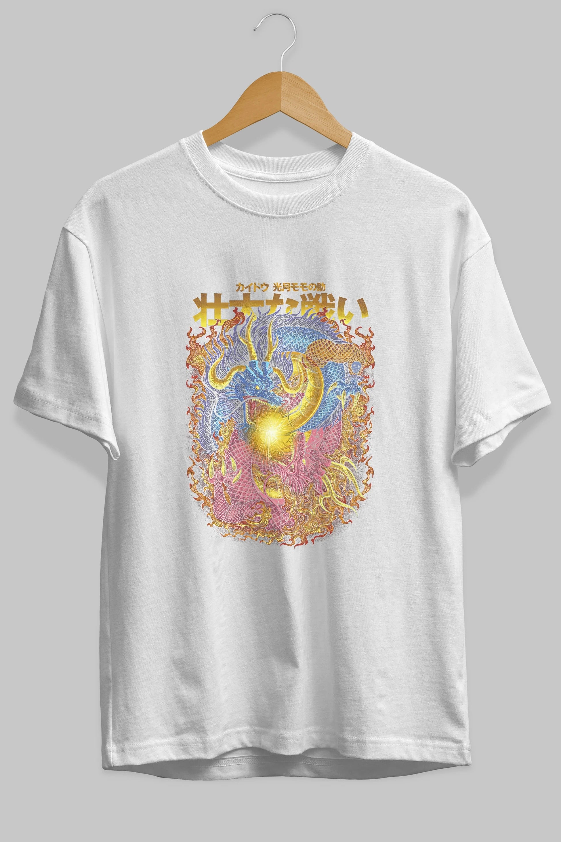 ONE PIECE (4) Anime Ön Baskılı Oversize t-shirt %100 pamuk Erkek Kadın Unisex