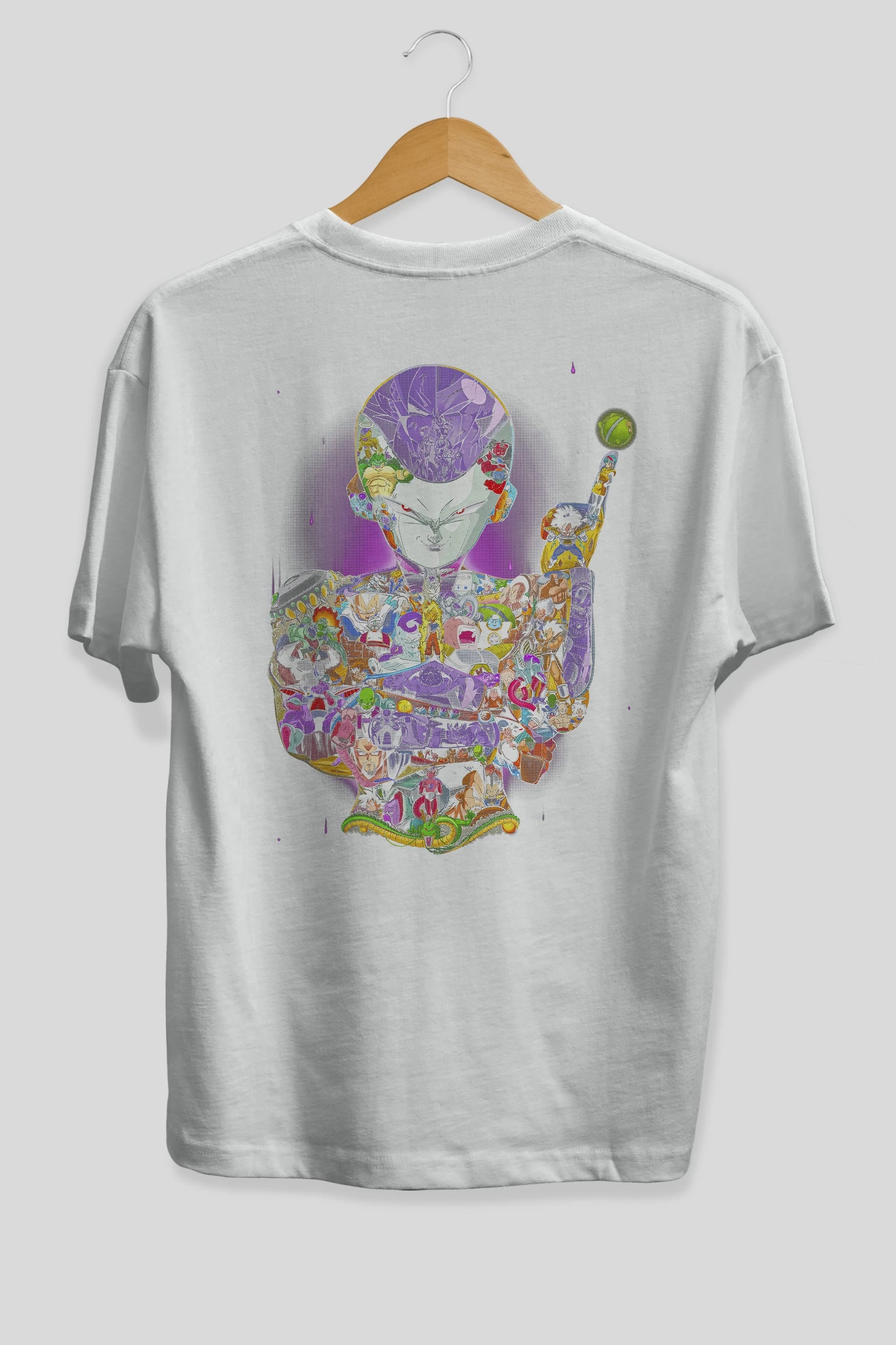 DRAGON BALL ART (4) Anime Arka Baskılı Oversize t-shirt Erkek Kadın Unisex