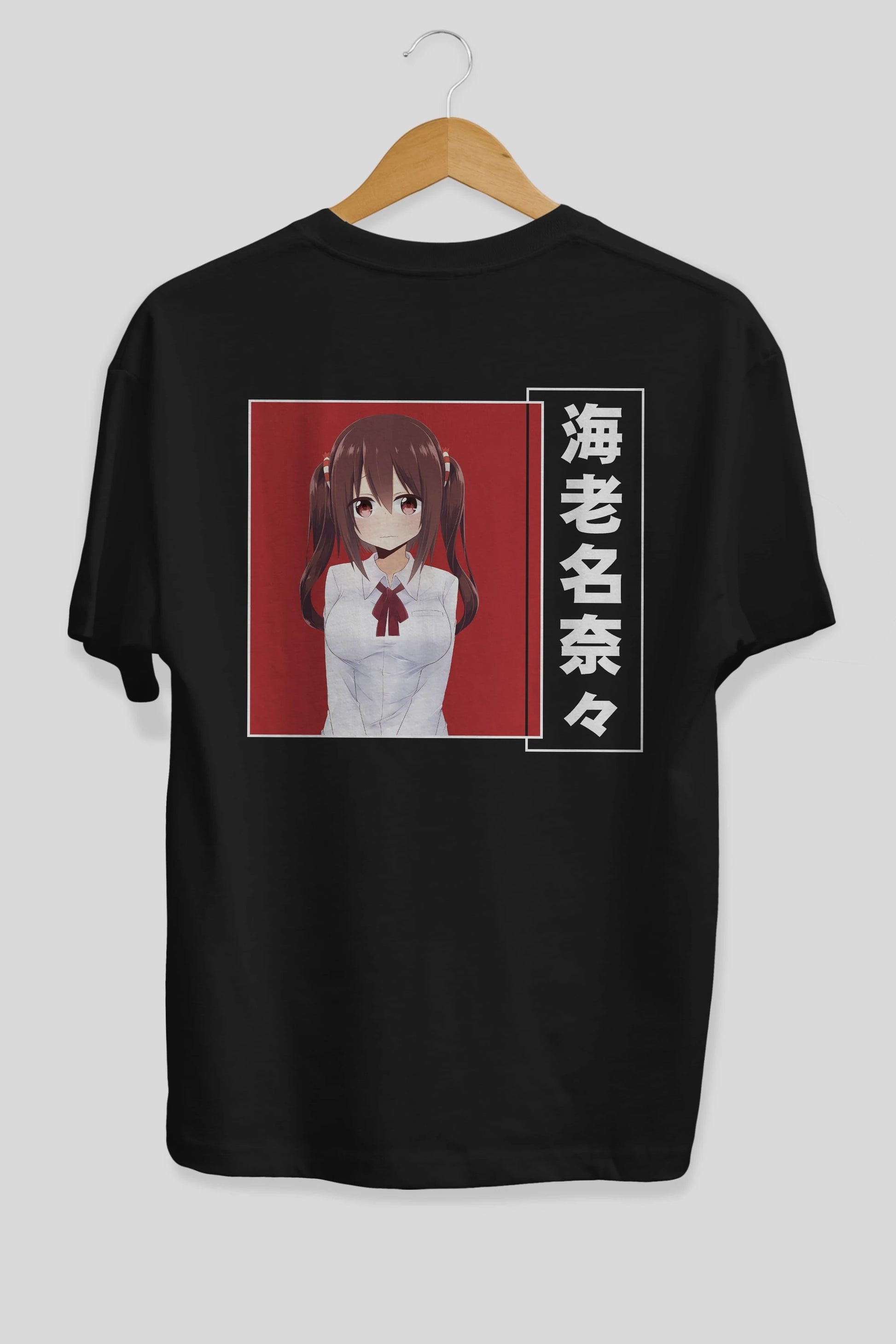 Nana Ebina 1 Anime Arka Baskılı Oversize t-shirt Erkek Kadın Unisex