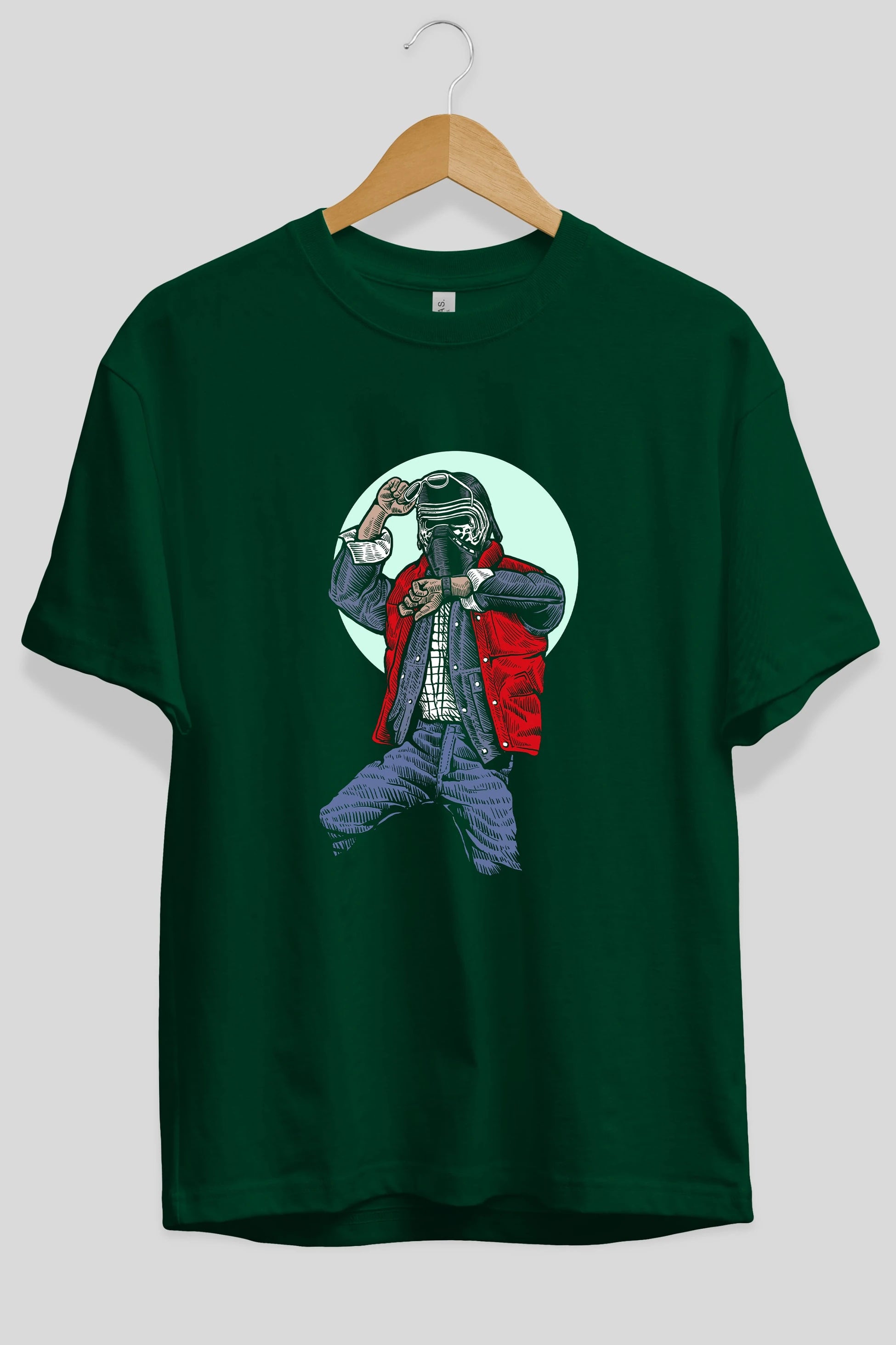 Kylo Mcfly Ön Baskılı Oversize t-shirt Erkek Kadın Unisex %100 Pamuk tişort