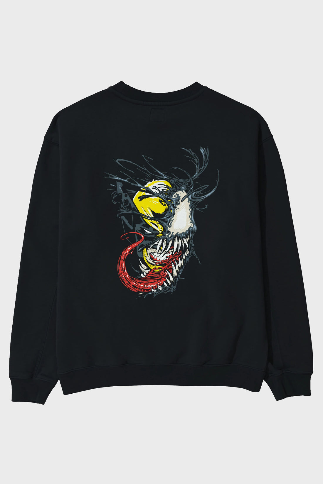 Venom (4) Arka Baskılı Oversize Sweatshirt Erkek Kadın Unisex