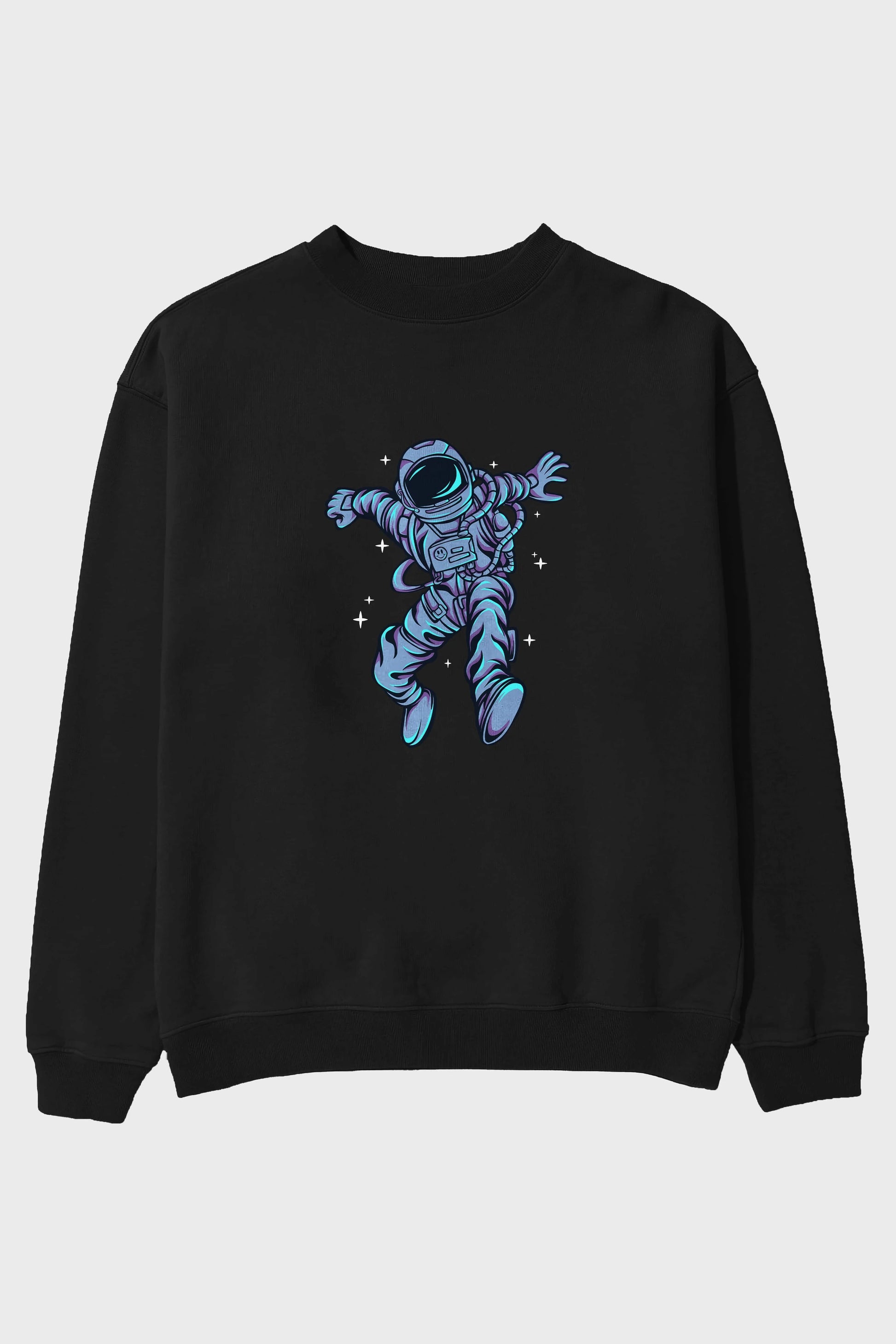 Astrostars tshirt Ön Baskılı Oversize Sweatshirt Erkek Kadın Unisex