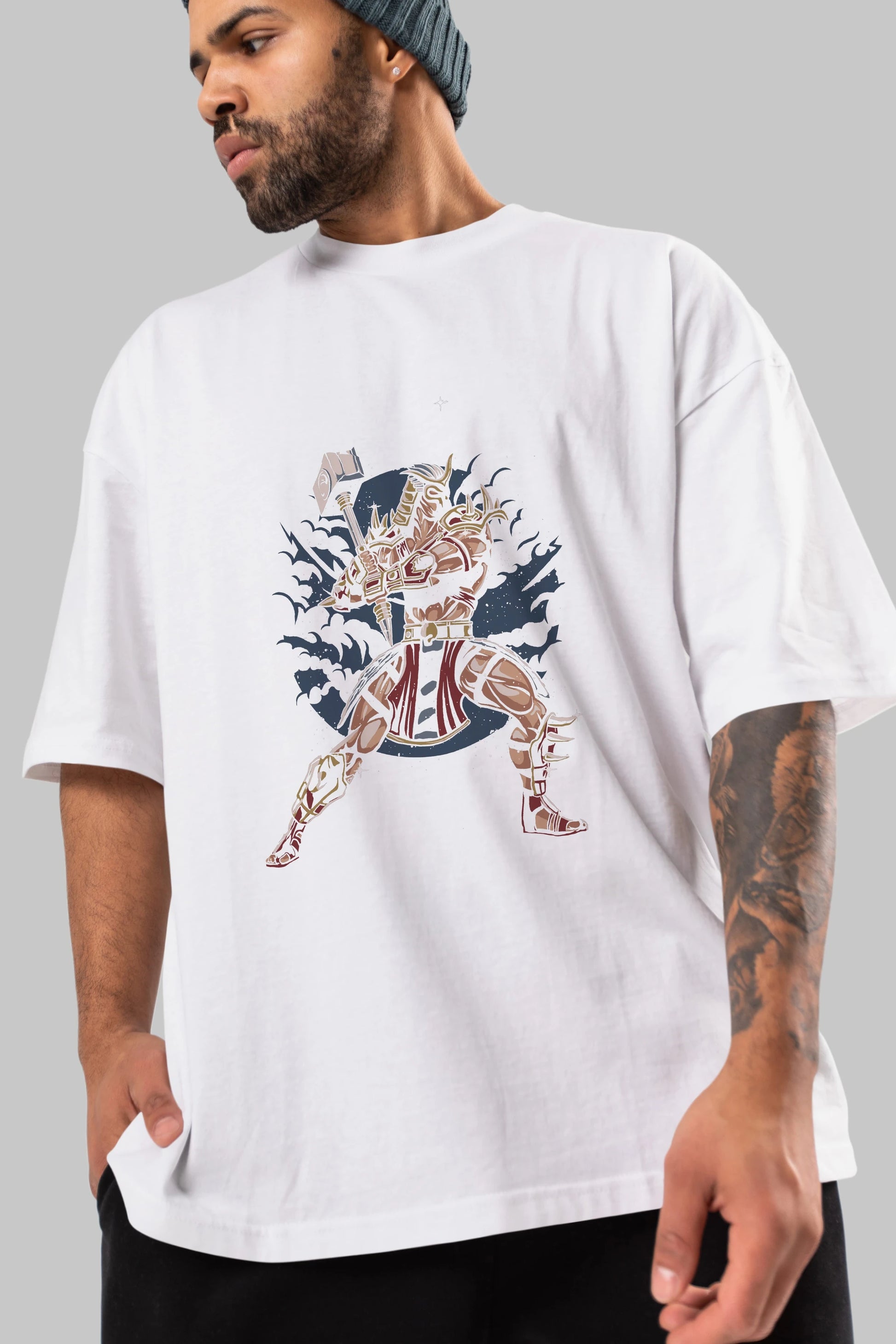 Emperor Ön Baskılı Oversize t-shirt Erkek Kadın Unisex %100 Pamuk tişort