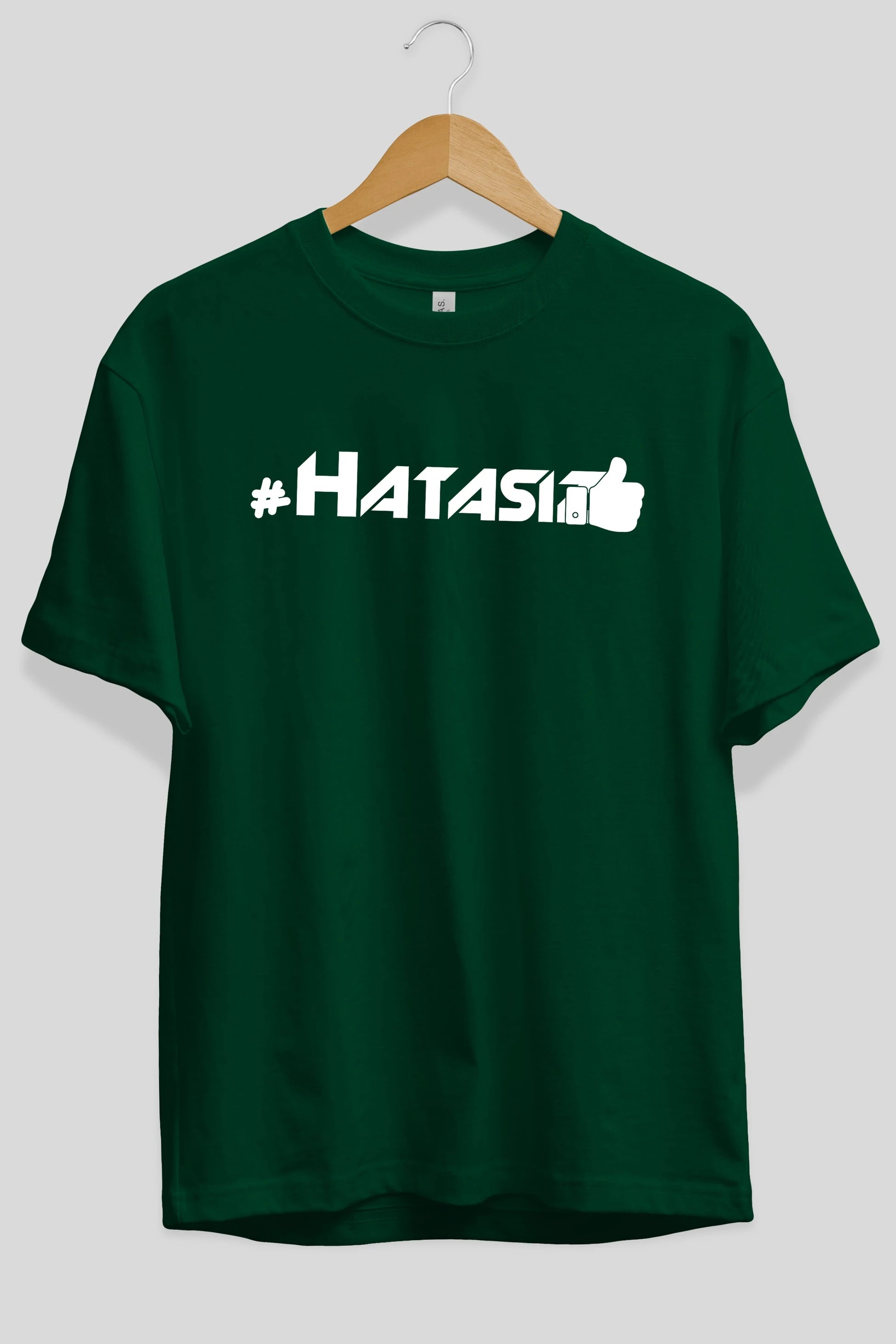 Hatasız Ön Baskılı Oversize t-shirt %100 pamuk Erkek Kadın Unisex