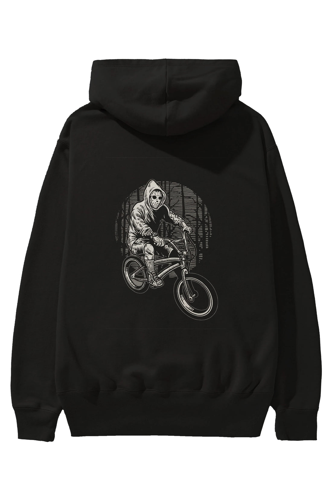 Ride Bike To Kill Arka Baskılı Hoodie Oversize Kapüşonlu Sweatshirt Erkek Kadın Unisex
