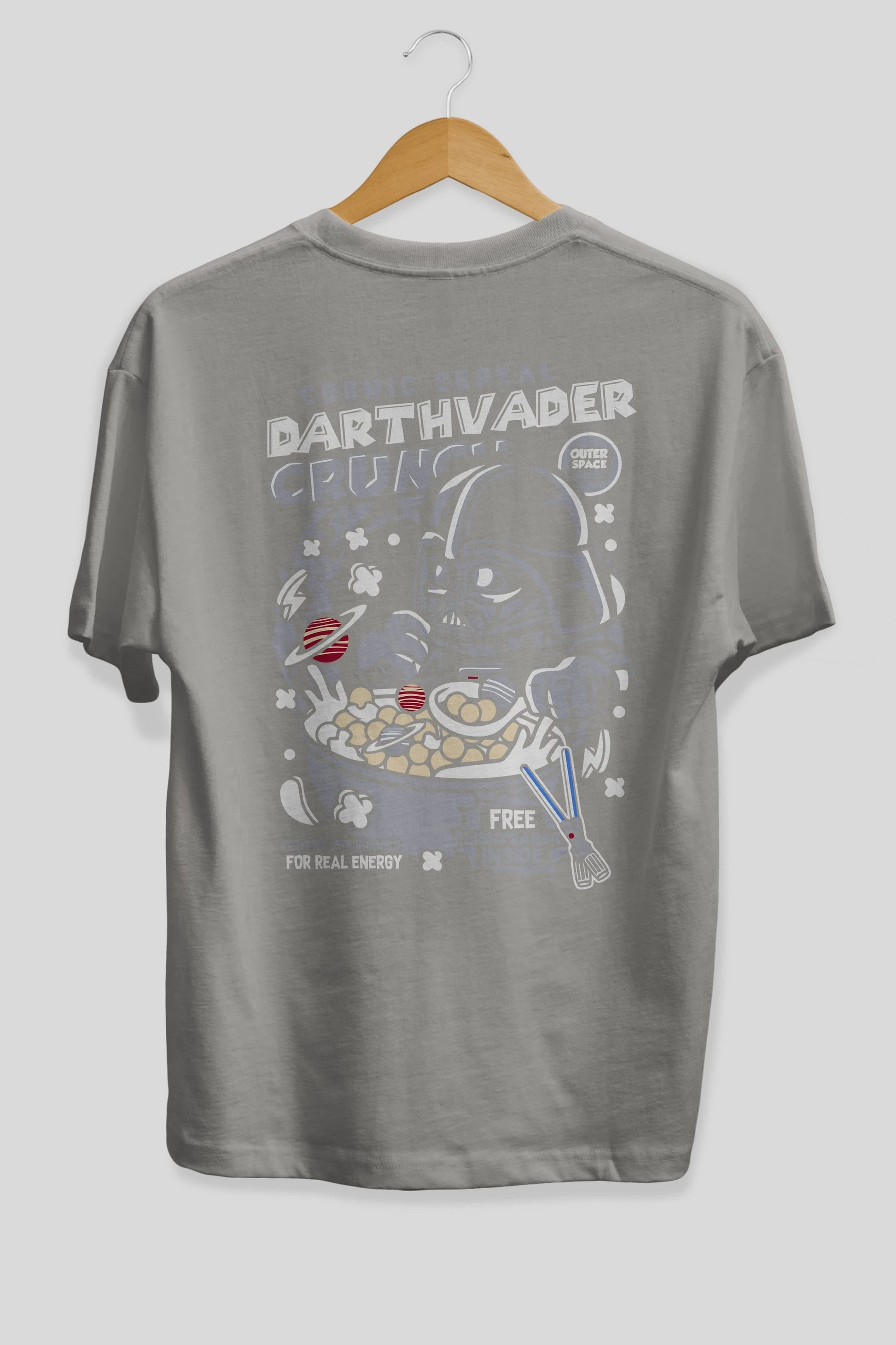 Darth Vader (2) Arka Baskılı Oversize t-shirt Erkek Kadın Unisex %100 Pamuk Bisiklet Yaka tişort