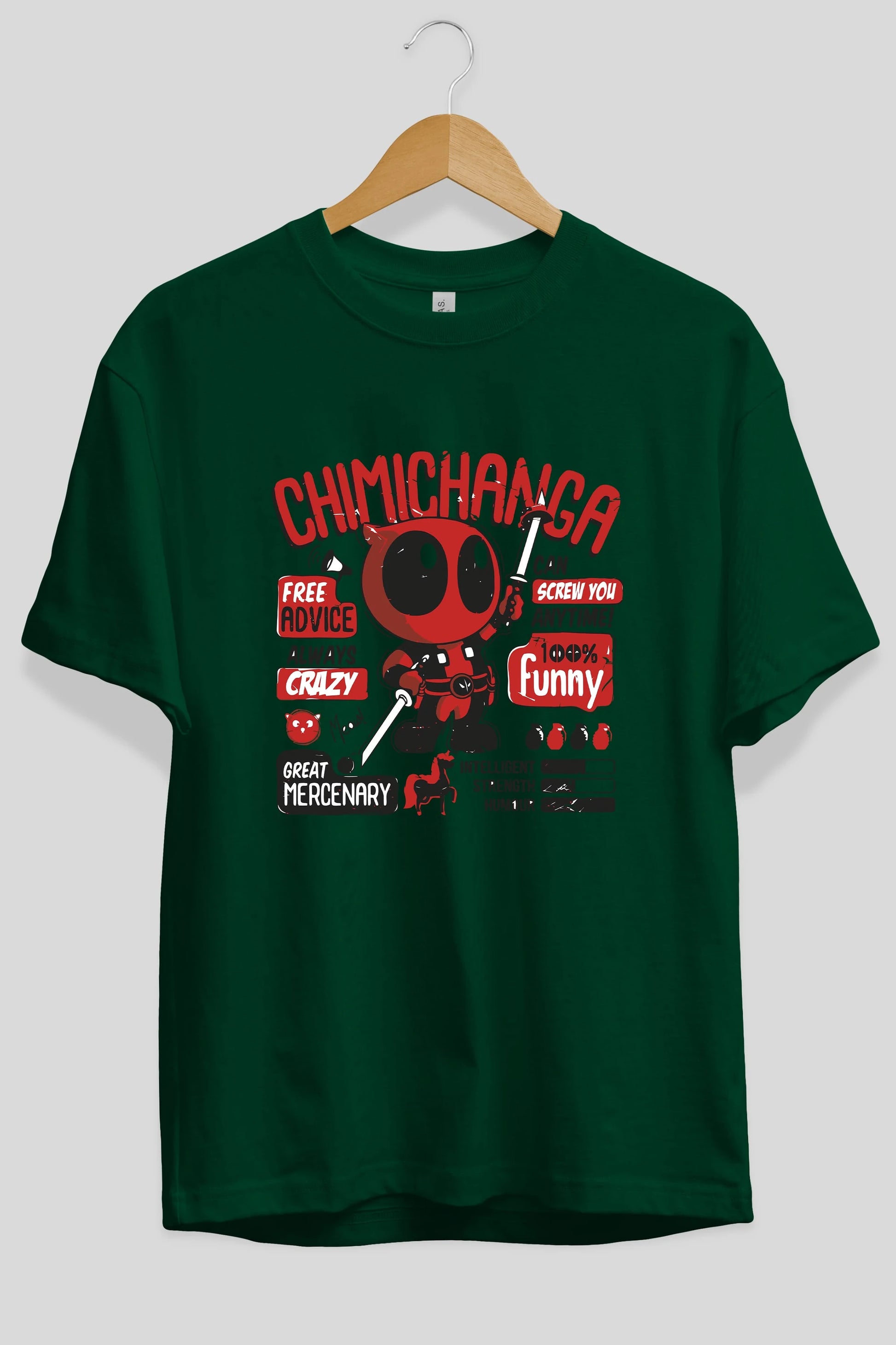 Deadpool (9) Ön Baskılı Oversize t-shirt Erkek Kadın Unisex %100 Pamuk Bisiklet Yaka tişort