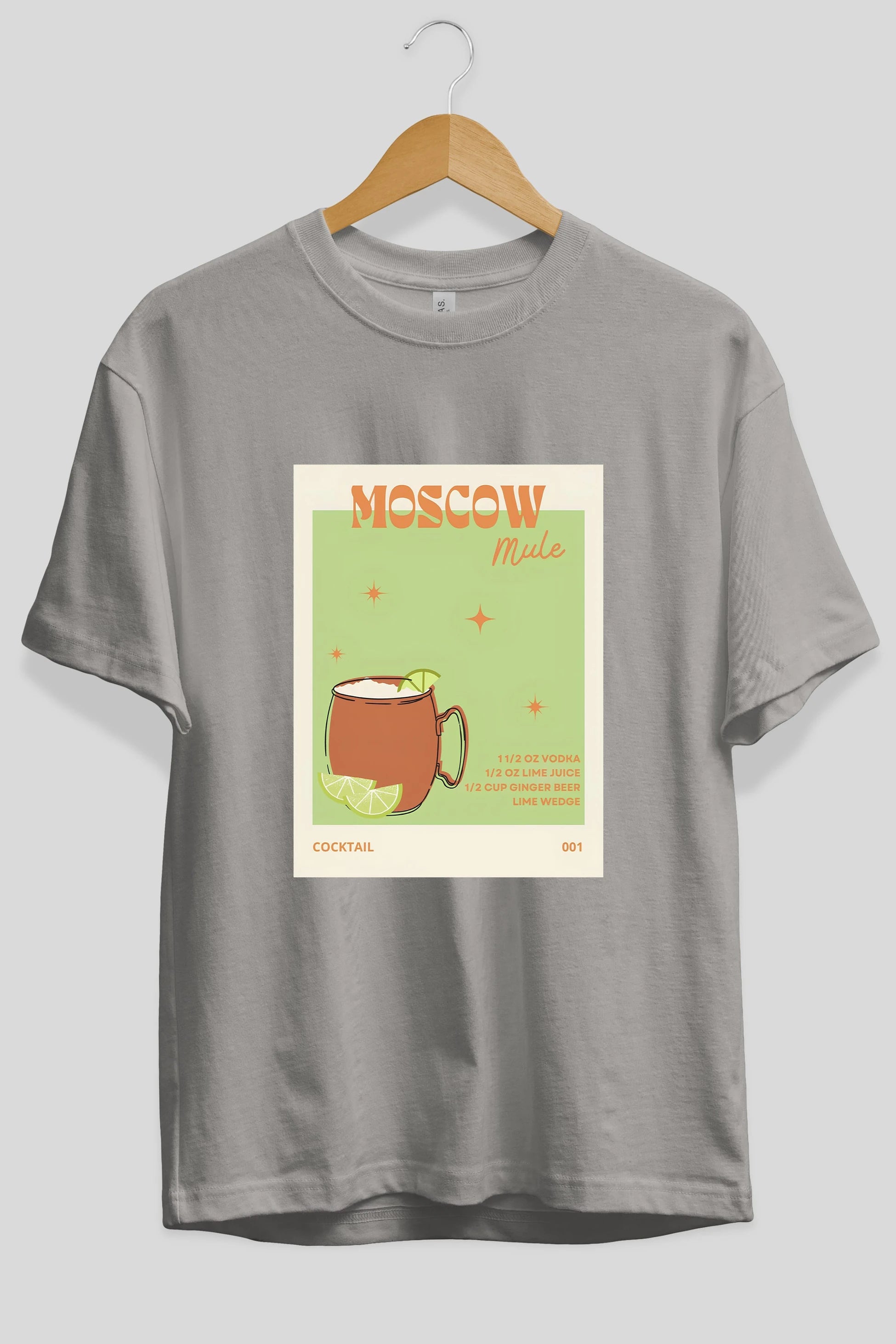 Moscow Mule 2 Ön Baskılı Oversize t-shirt Erkek Kadın Unisex %100 Pamuk Bisiklet Yaka tişort