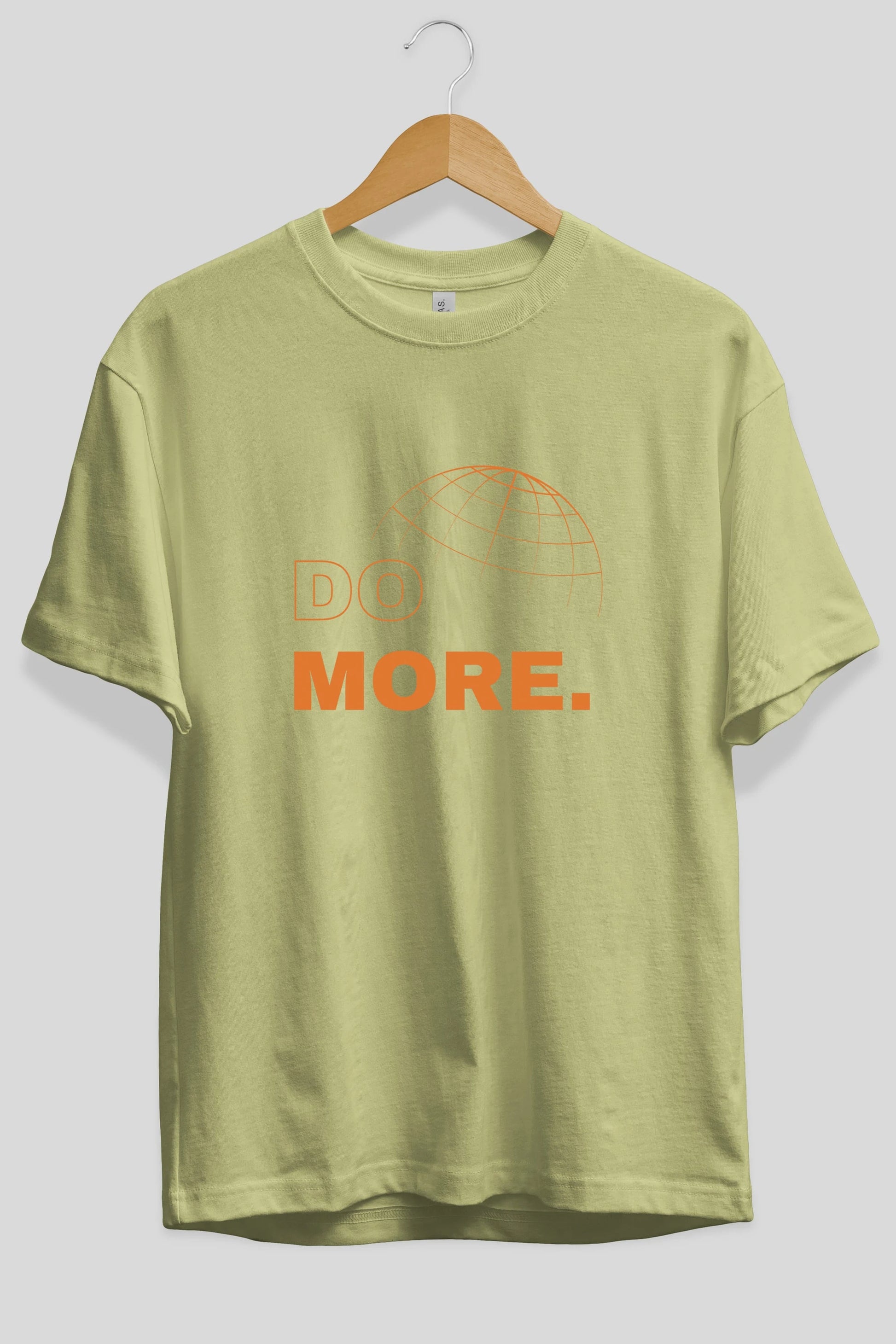 Do More Yazılı Ön Baskılı Oversize t-shirt Erkek Kadın Unisex