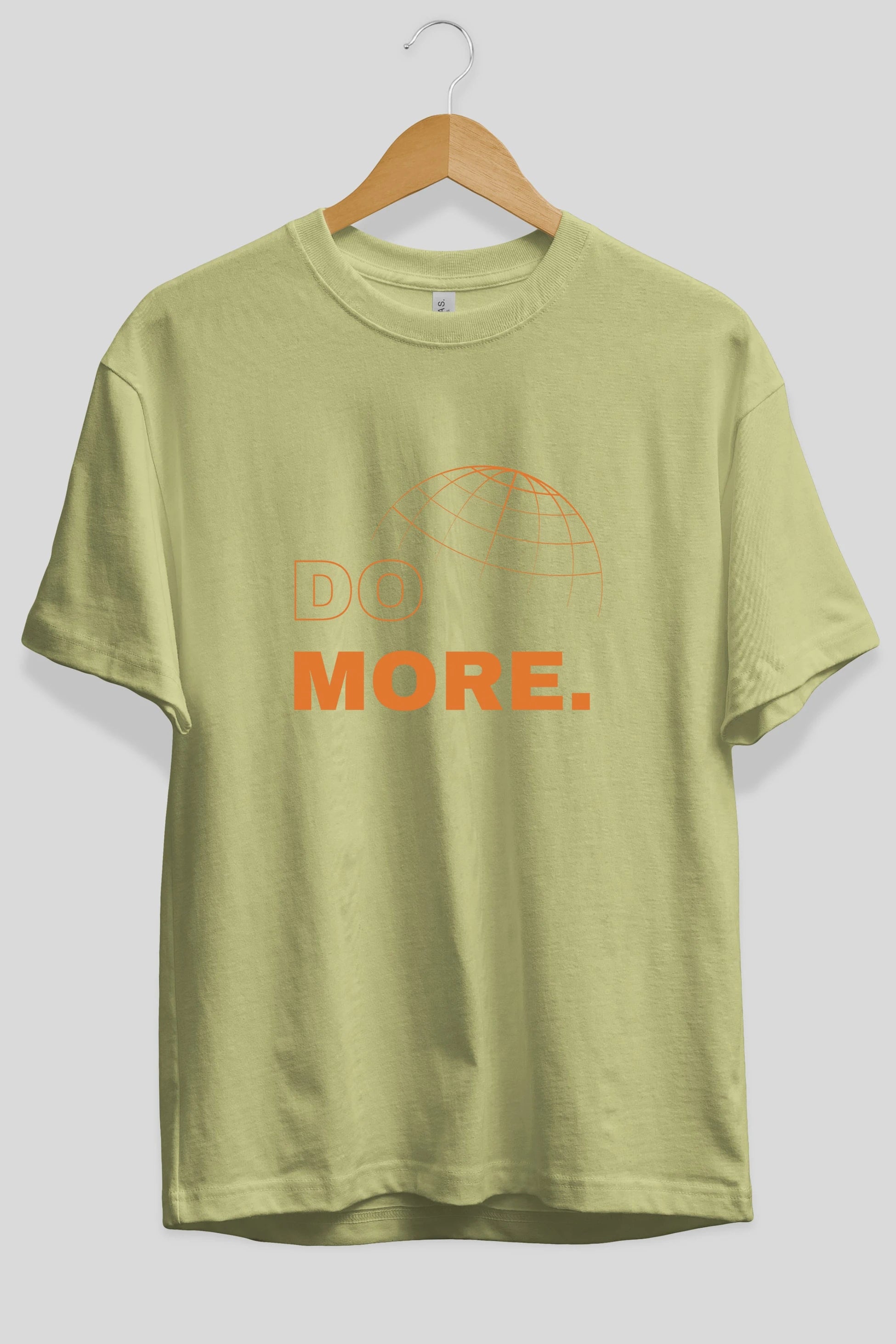 Do More Yazılı Ön Baskılı Oversize t-shirt Erkek Kadın Unisex