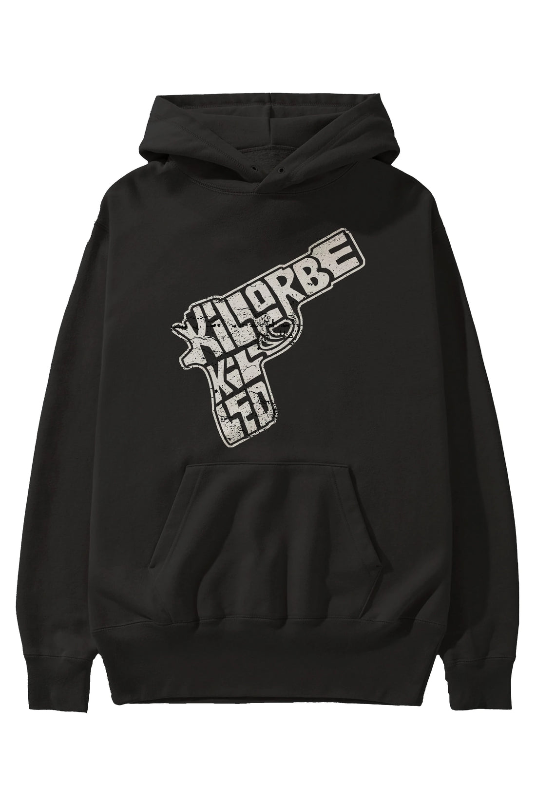 Kill Or Be Killed Ön Baskılı Hoodie Oversize Kapüşonlu Sweatshirt Erkek Kadın Unisex