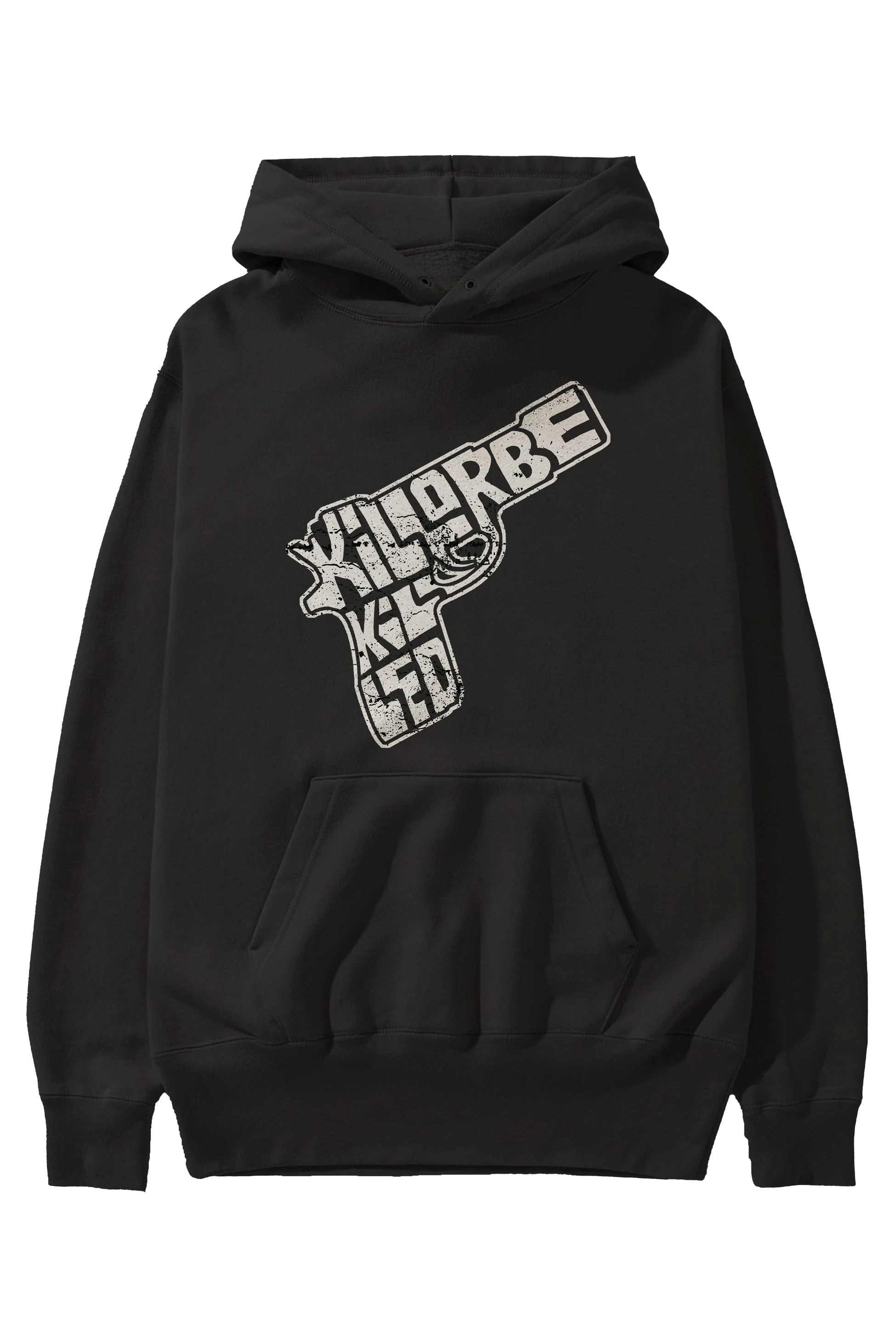 Kill Or Be Killed Ön Baskılı Hoodie Oversize Kapüşonlu Sweatshirt Erkek Kadın Unisex