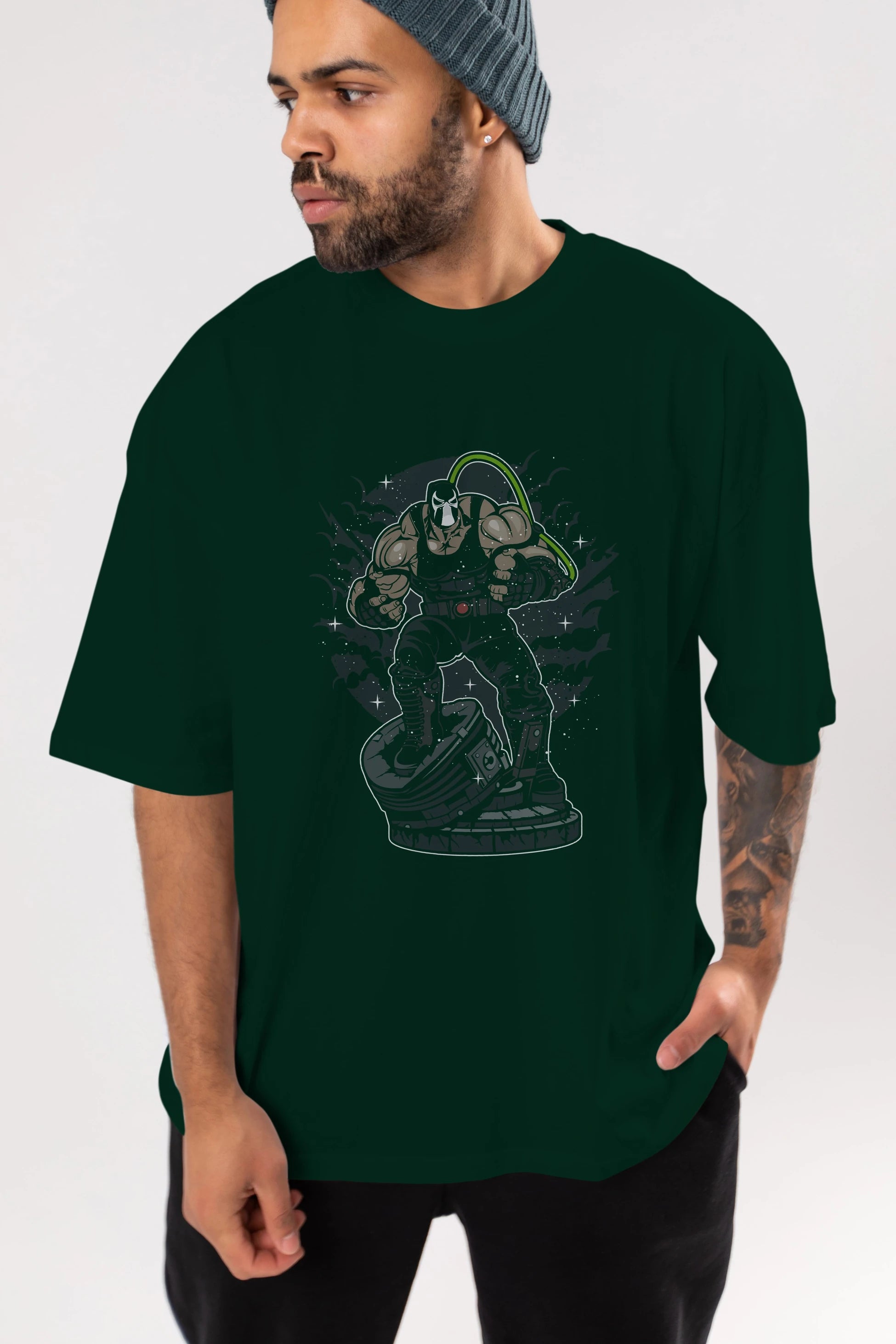 Bane (2) Ön Baskılı Oversize t-shirt Erkek Kadın Unisex %100 Pamuk tişort