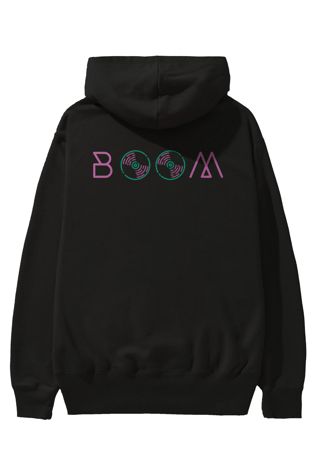 Boom 2 Arka Baskılı Oversize Hoodie Kapüşonlu Sweatshirt Erkek Kadın Unisex