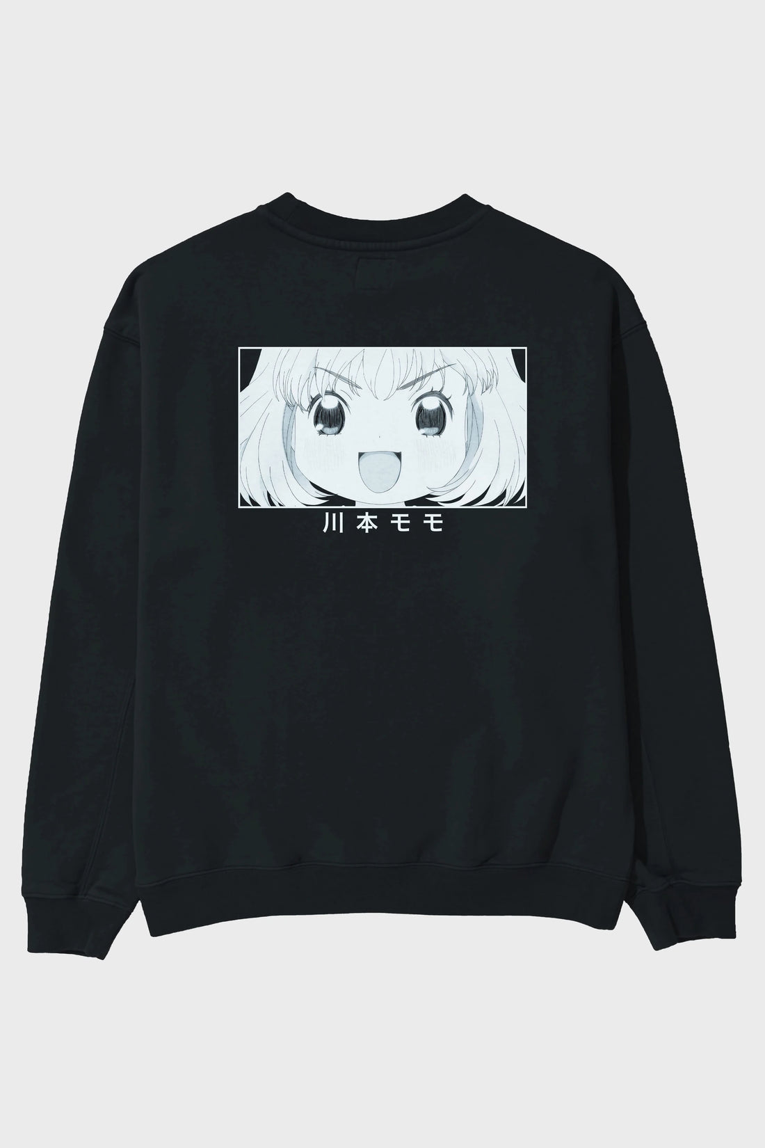 Momo Kawamoto 1 Anime Arka Baskılı Oversize Sweatshirt Erkek Kadın Unisex