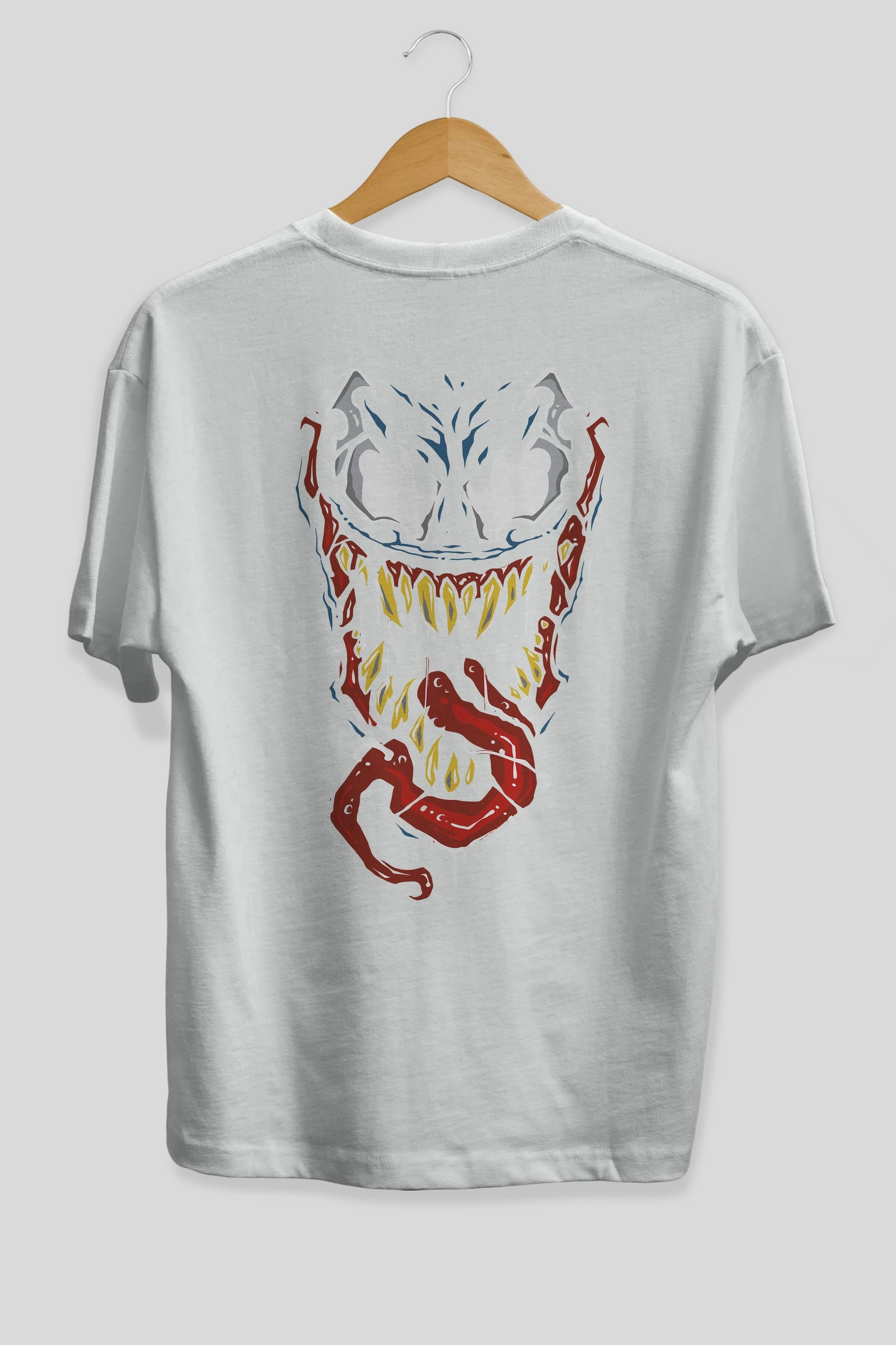 Venom (15) Arka Baskılı Oversize t-shirt Erkek Kadın Unisex %100 Pamuk Bisiklet Yaka tişort