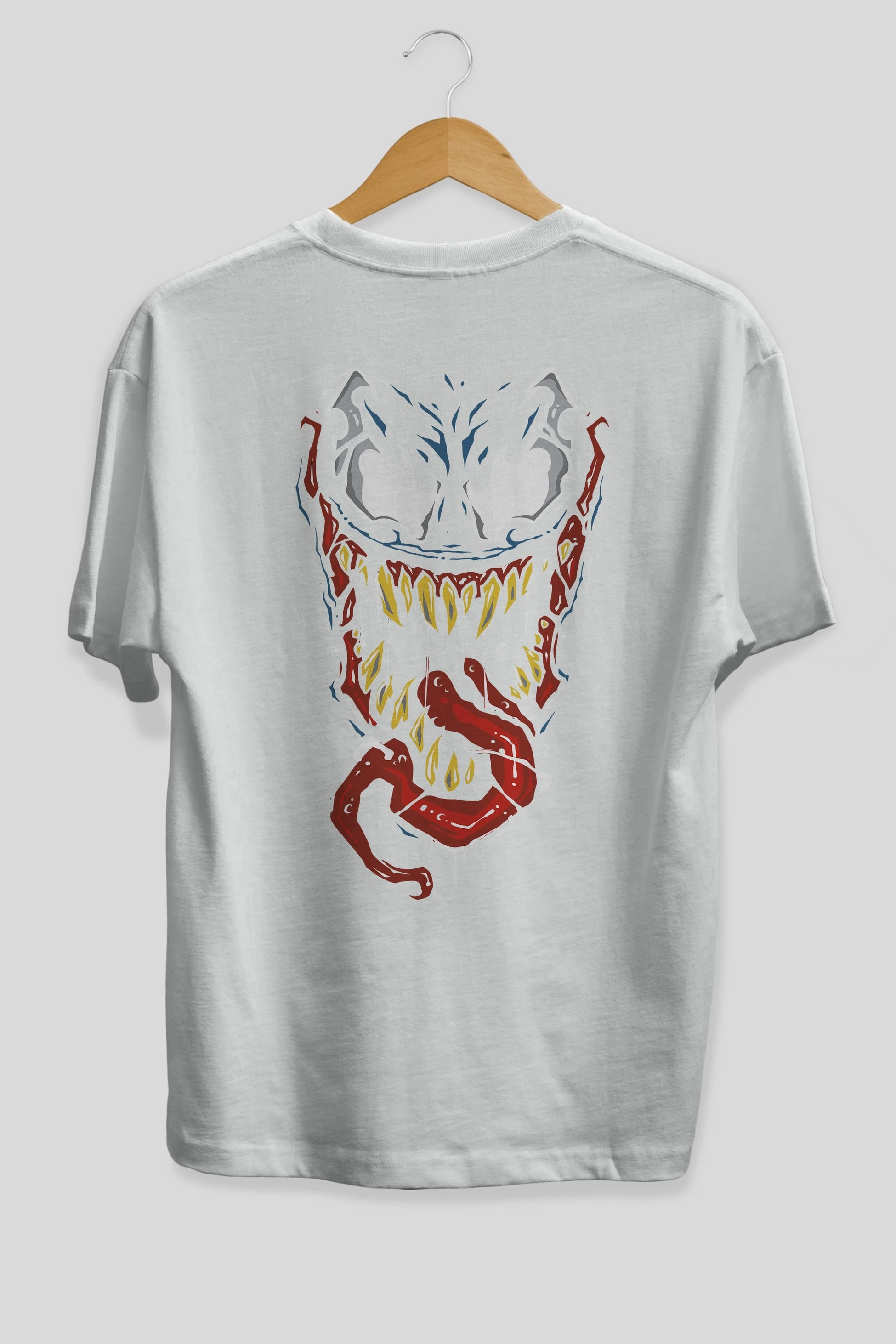 Venom (15) Arka Baskılı Oversize t-shirt Erkek Kadın Unisex %100 Pamuk Bisiklet Yaka tişort