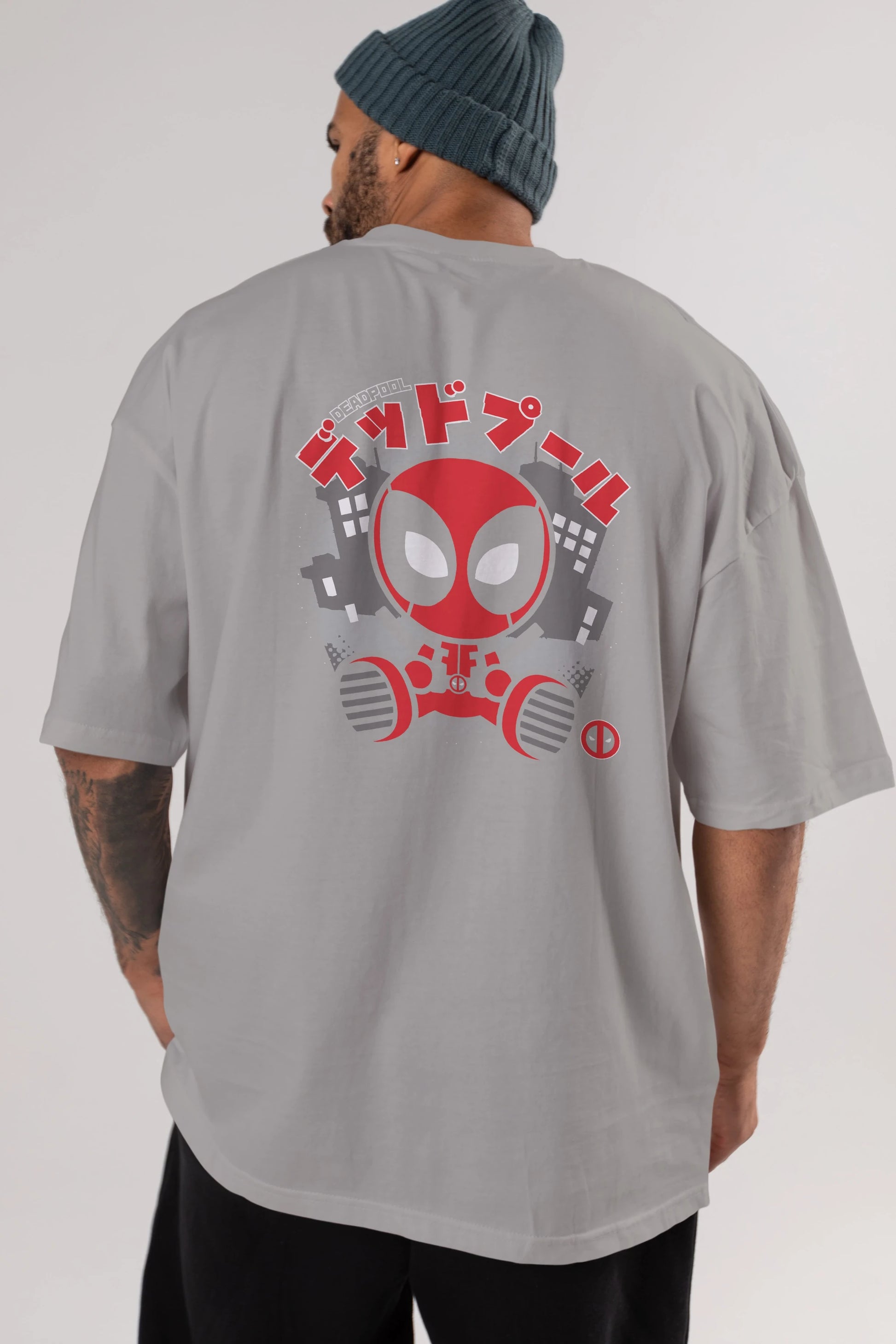 Deadpool (15) Arka Baskılı Oversize t-shirt Erkek Kadın Unisex %100 Pamuk Bisiklet Yaka tişort