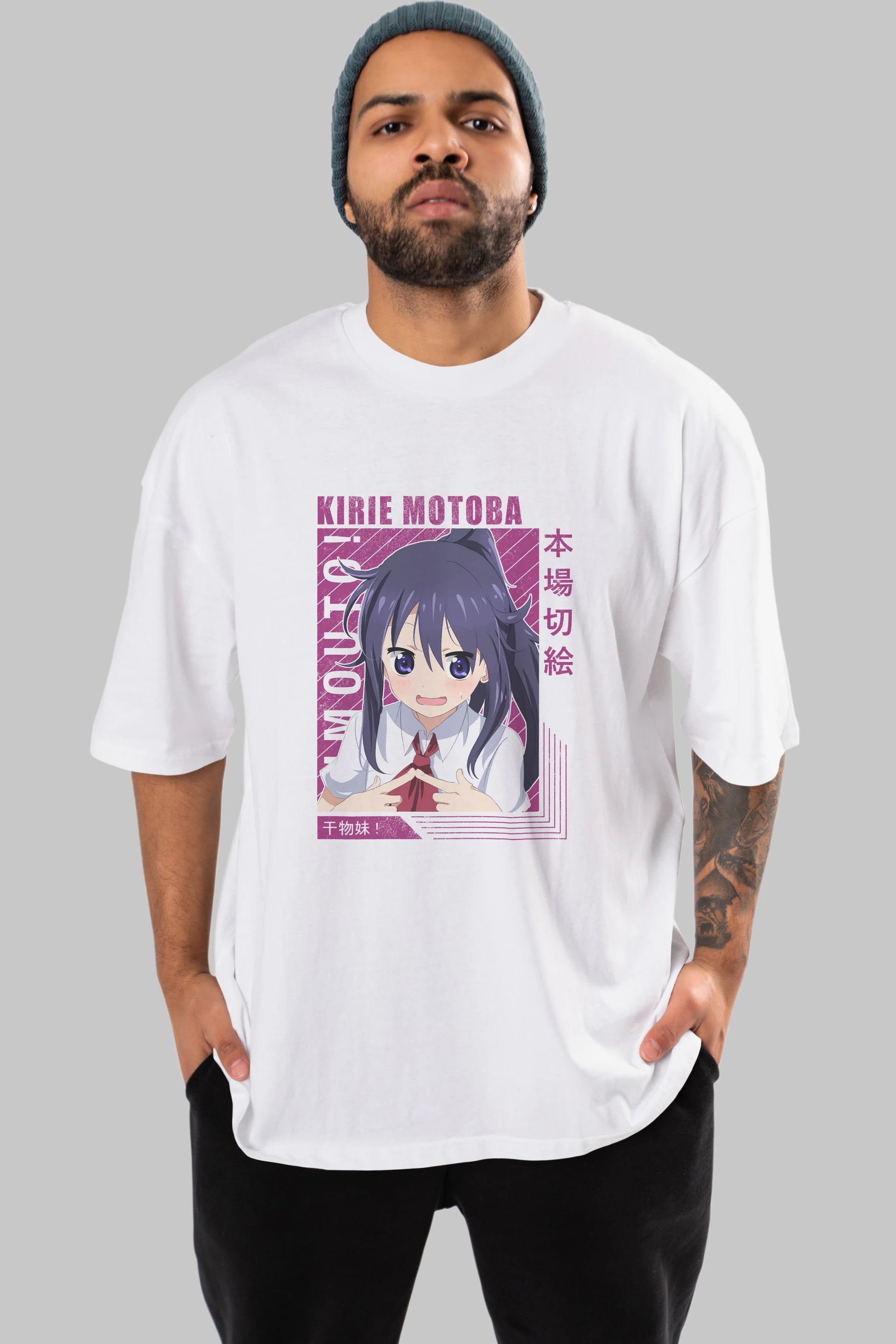 Kirie Motoba 4 Anime Ön Baskılı Oversize t-shirt %100 pamuk Erkek Kadın Unisex