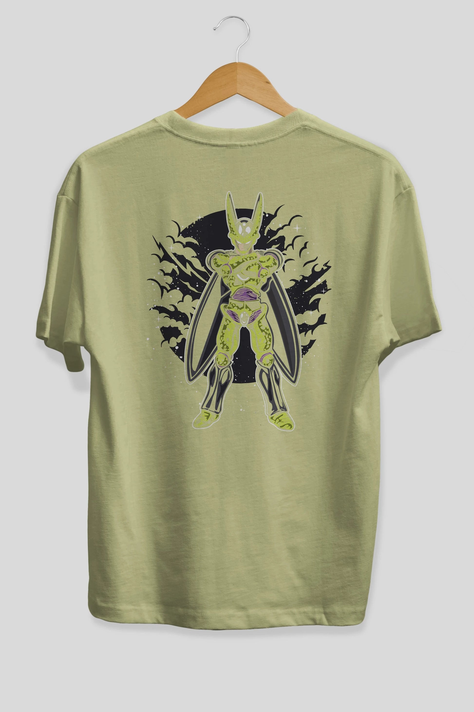 CELL Arka Baskılı Oversize t-shirt Erkek Kadın Unisex %100 Pamuk