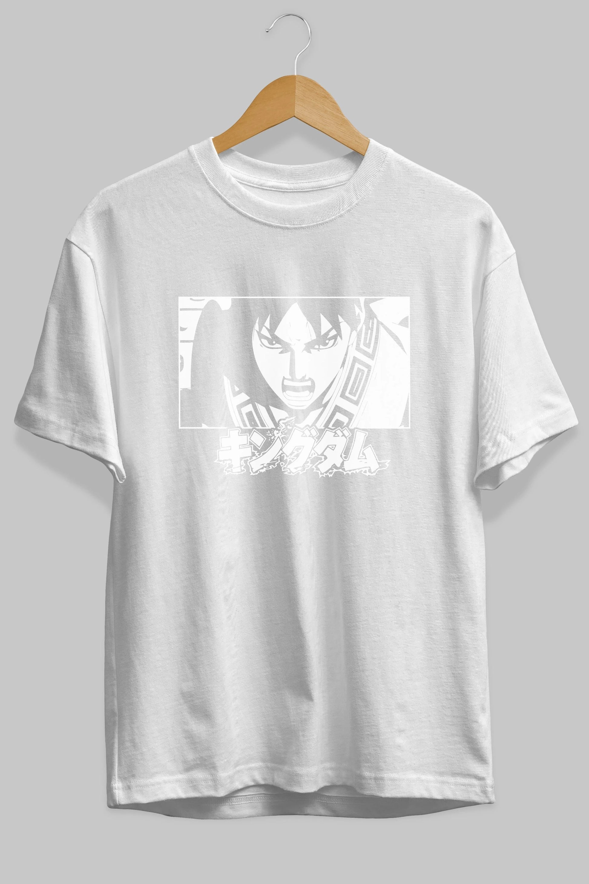 Xin 1 Anime Ön Baskılı Oversize t-shirt %100 pamuk Erkek Kadın Unisex