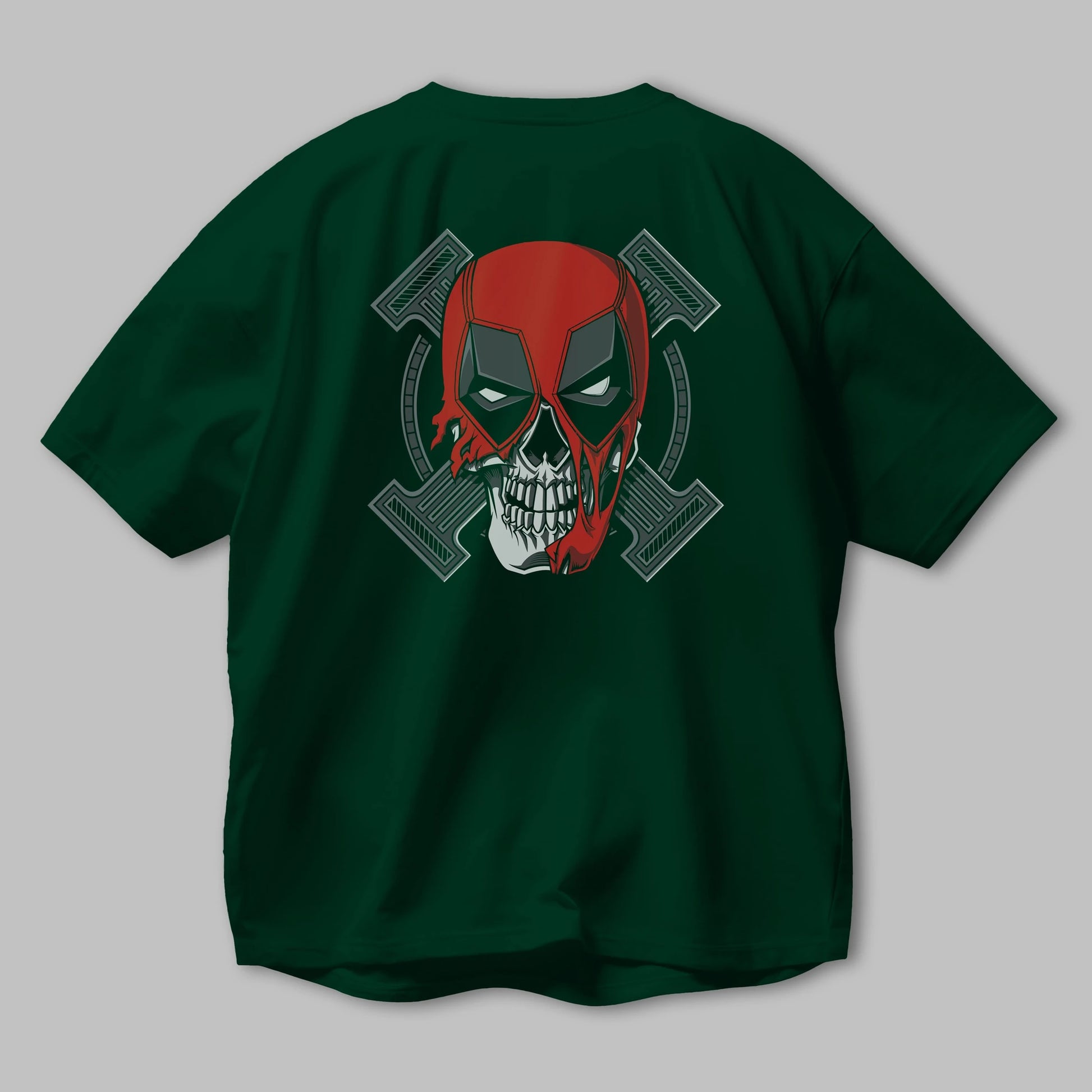 Deadpool (7) Arka Baskılı Oversize t-shirt Erkek Kadın Unisex %100 Pamuk Bisiklet Yaka tişort