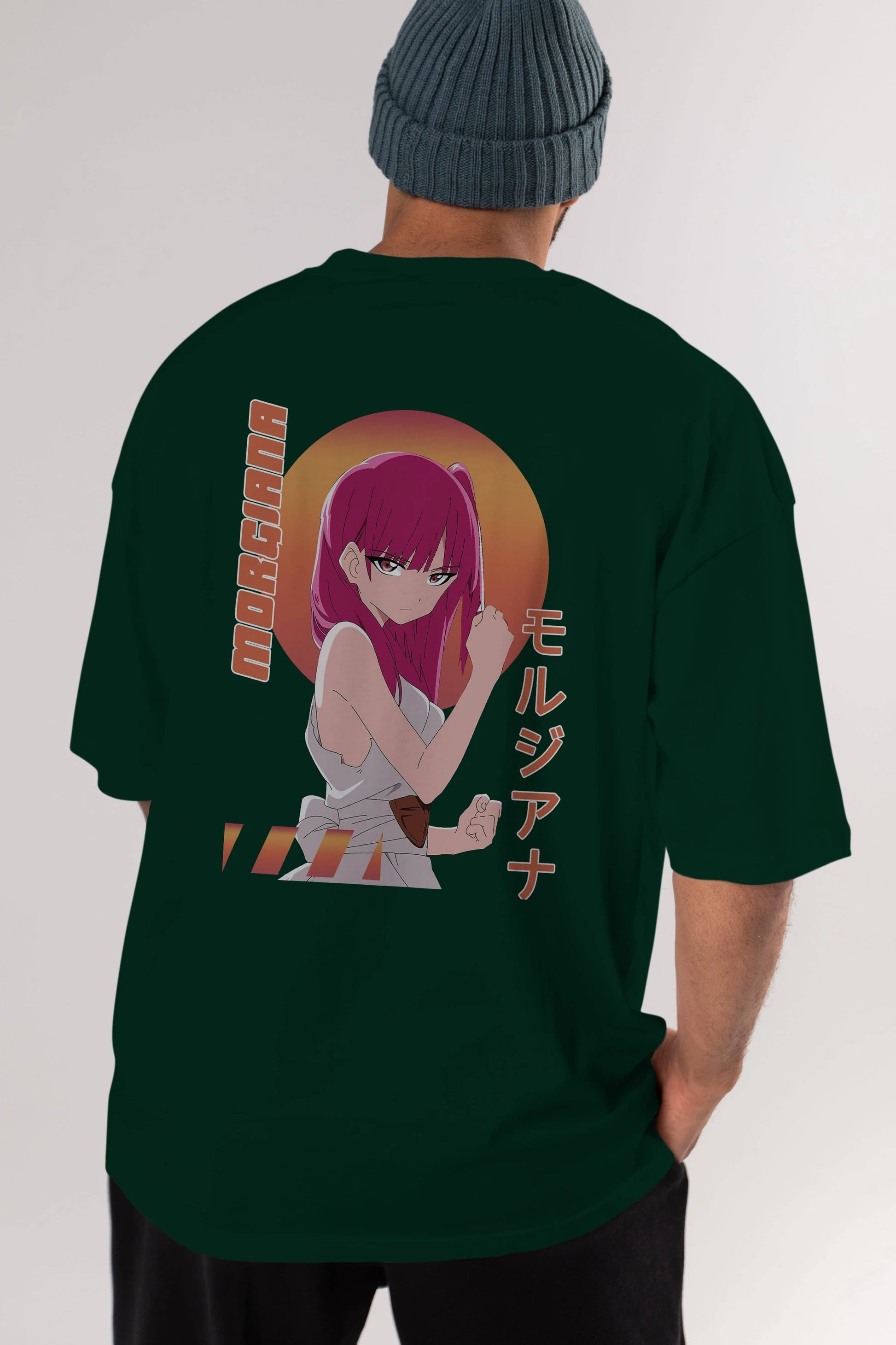 Morgiana 5 Anime Arka Baskılı Oversize t-shirt Erkek Kadın Unisex