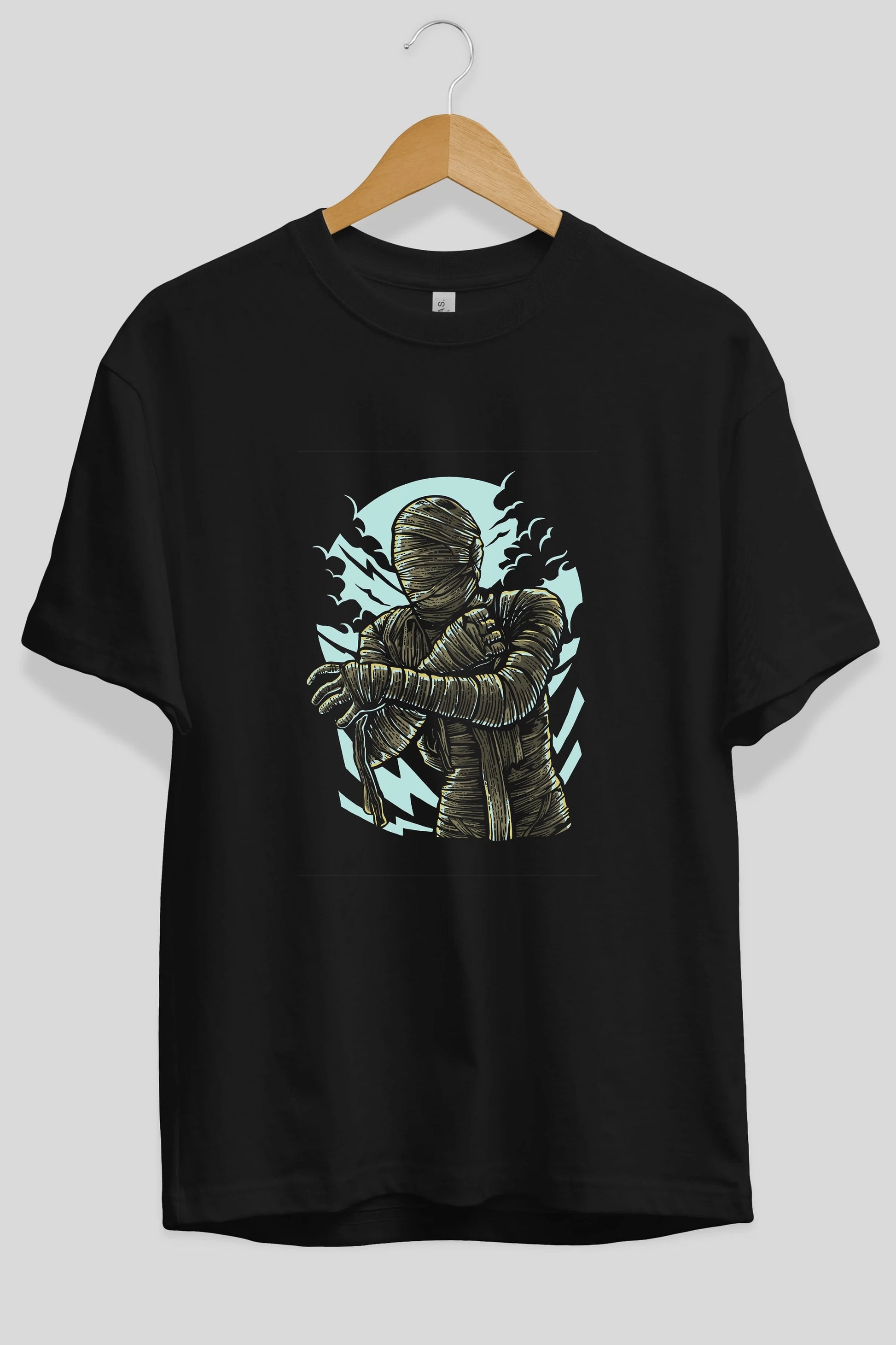 The Mummy Ön Baskılı Oversize t-shirt Erkek Kadın Unisex %100 Pamuk tişort