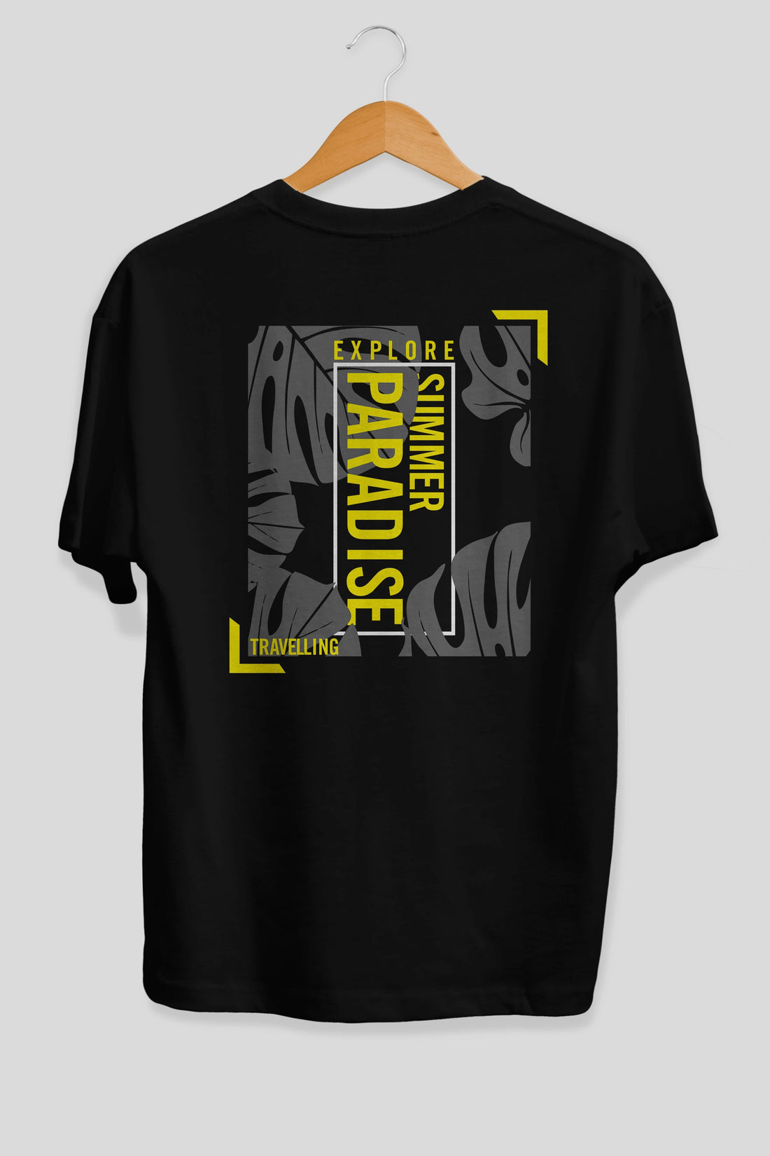 Explore Summer Arka Baskılı Oversize t-shirt Erkek Kadın Unisex