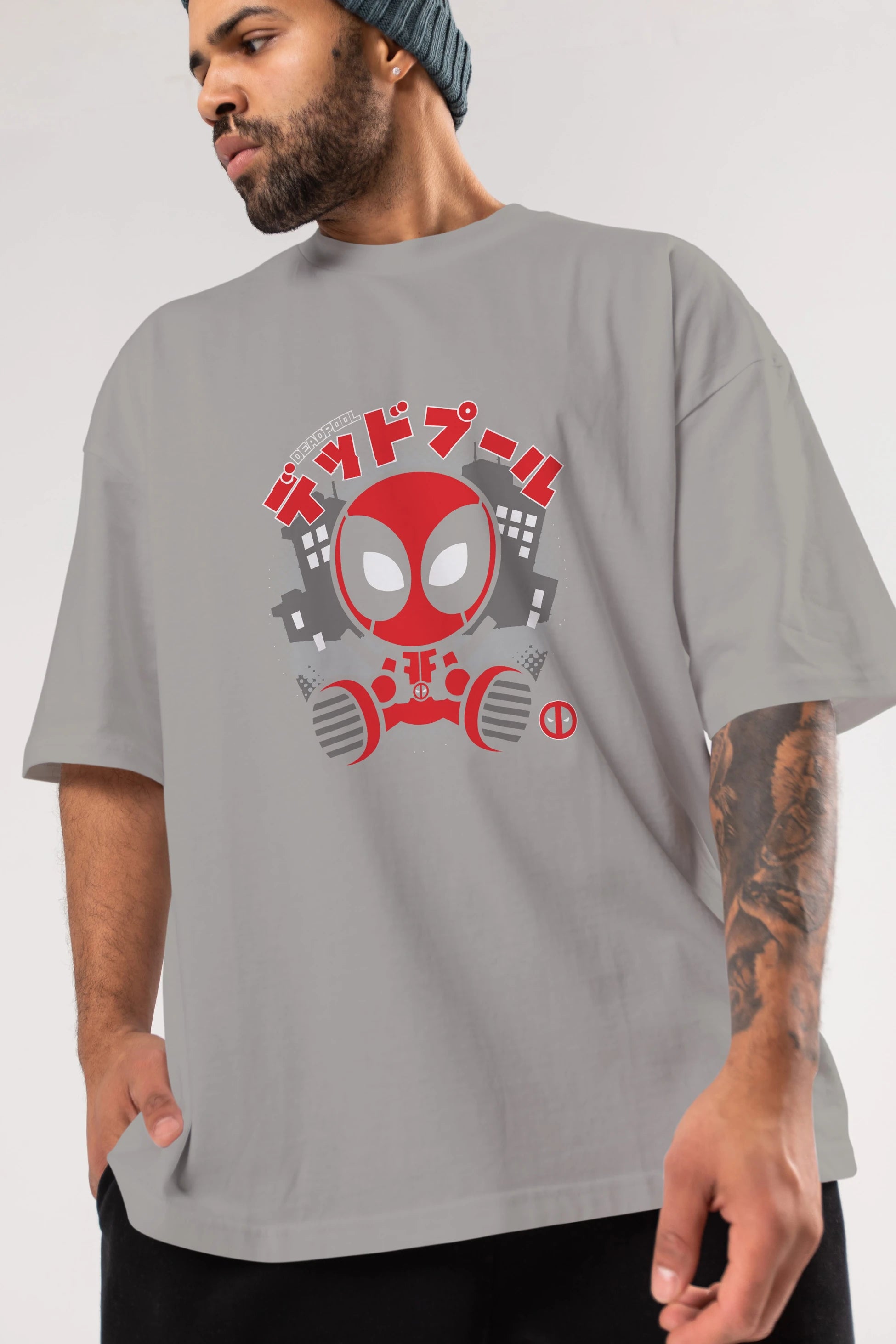 Deadpool (15) Ön Baskılı Oversize t-shirt Erkek Kadın Unisex %100 Pamuk Bisiklet Yaka tişort