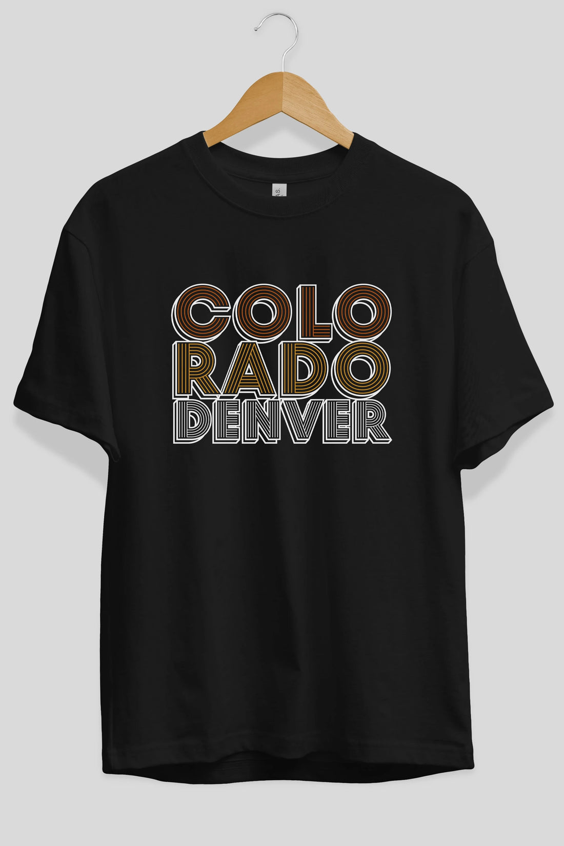 Colorado Denver Ön Baskılı Oversize t-shirt Erkek Kadın Unisex