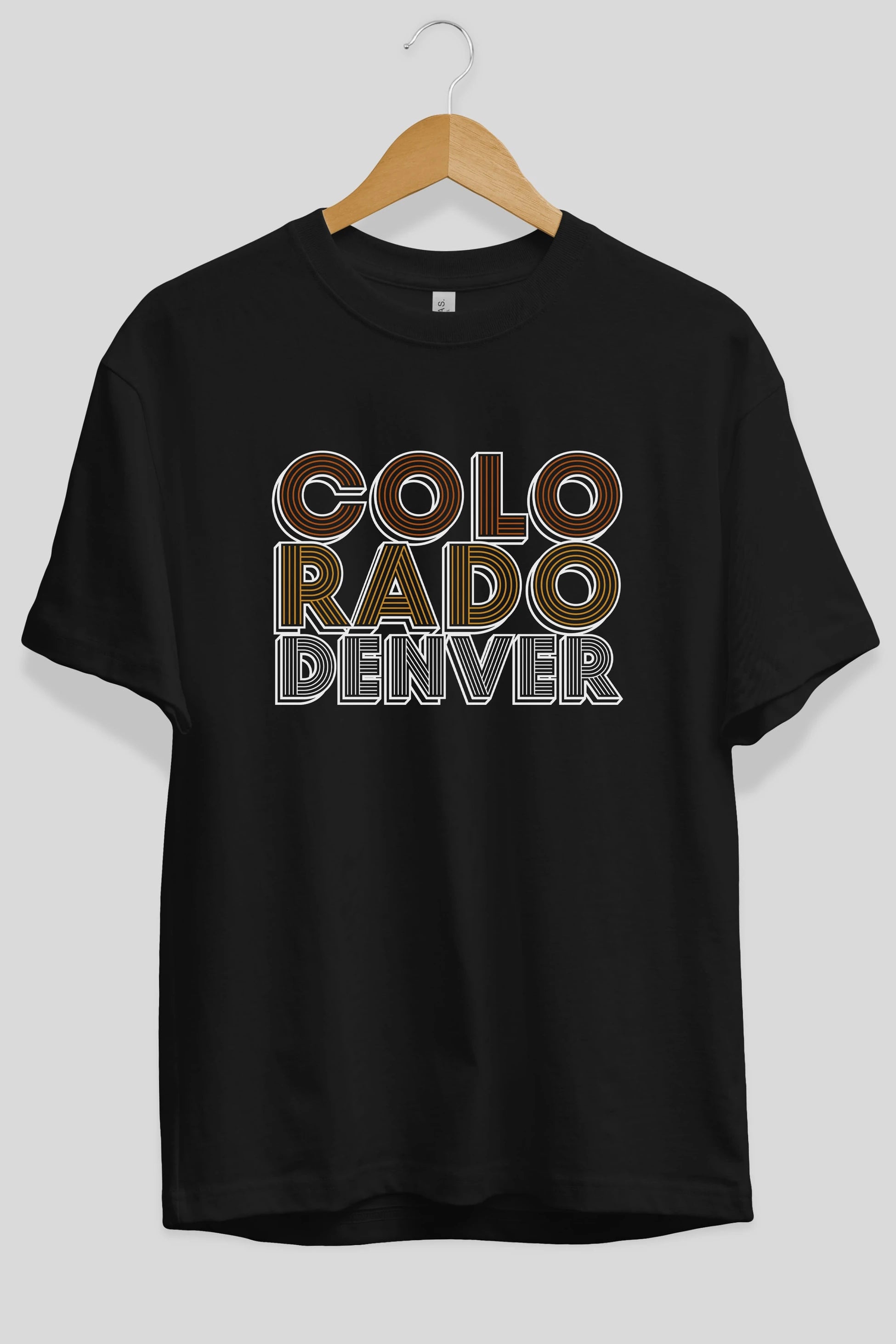 Colorado Denver Ön Baskılı Oversize t-shirt Erkek Kadın Unisex