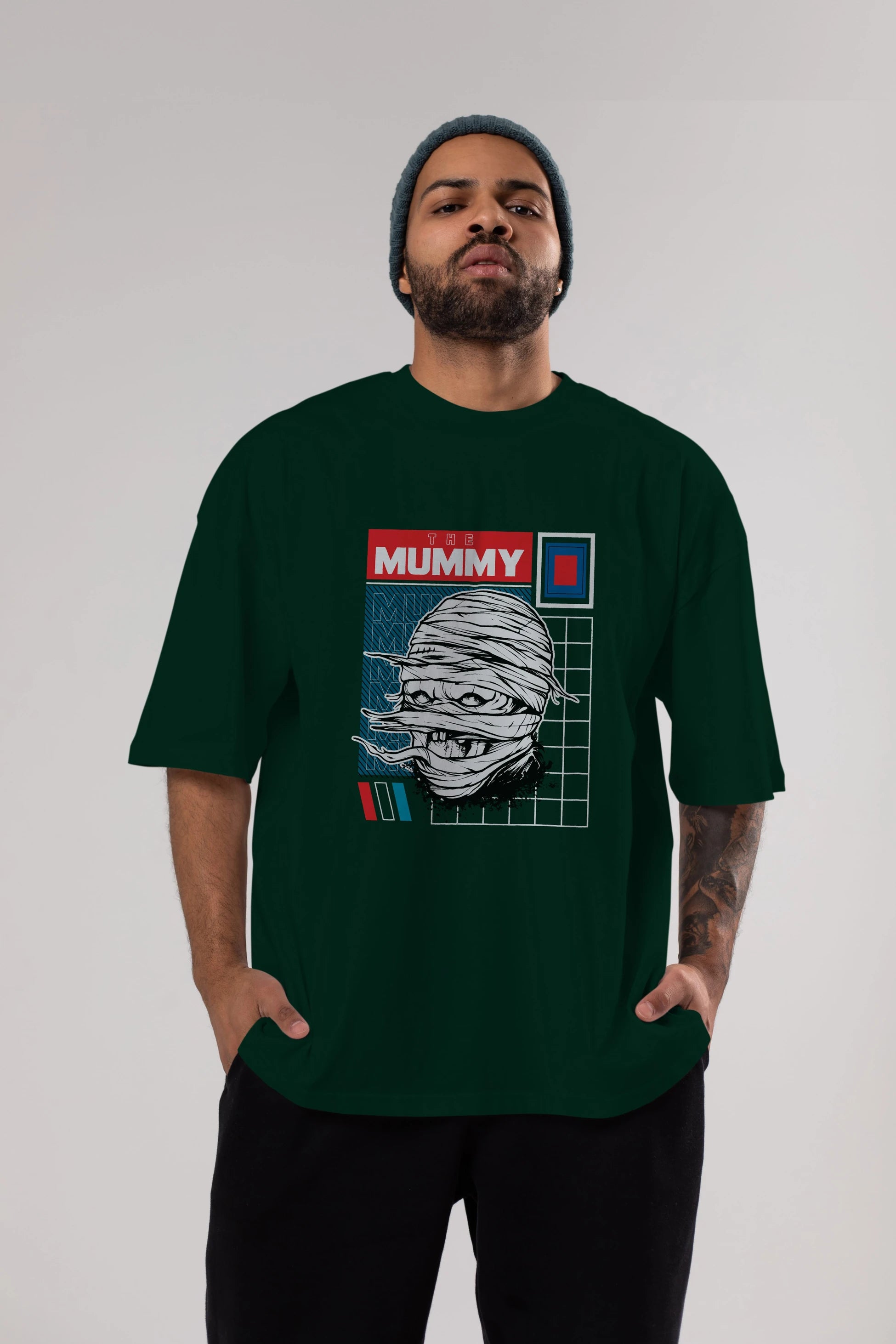 The Mummy Ön Baskılı Oversize t-shirt Erkek Kadın Unisex