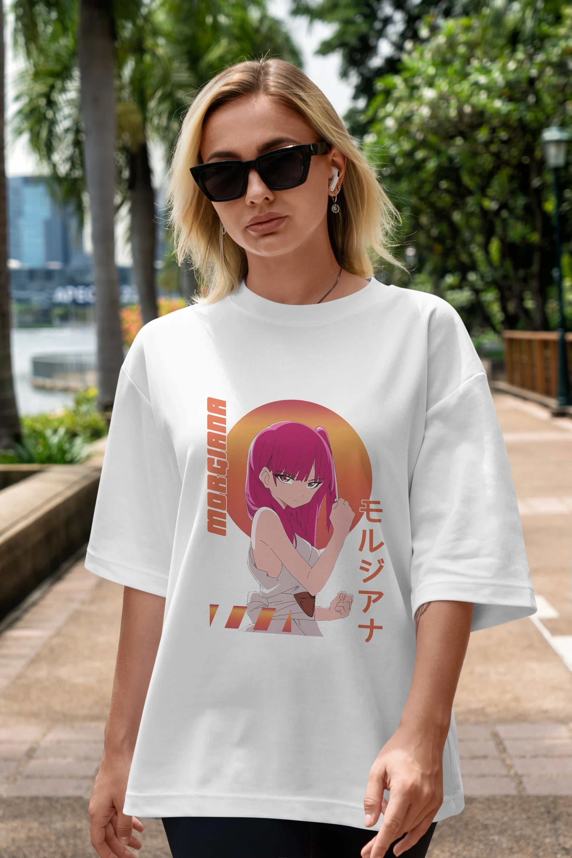 Morgiana 5 Anime Ön Baskılı Oversize t-shirt %100 pamuk Erkek Kadın Unisex