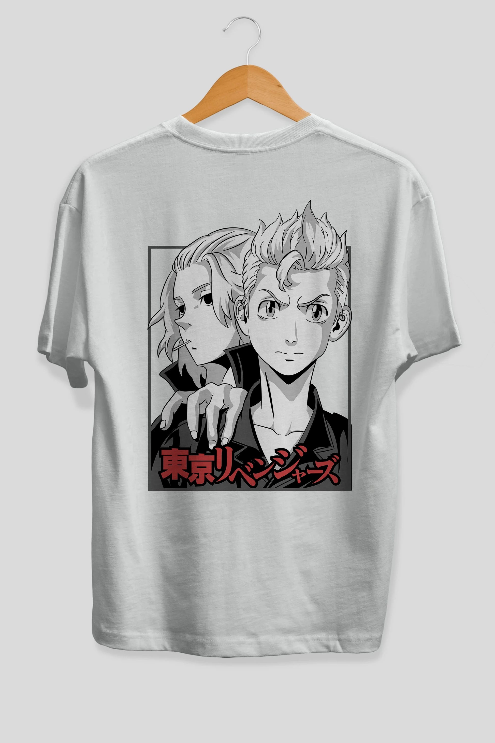 TOKYO REVENGERS Anime Arka Baskılı Oversize t-shirt Erkek Kadın Unisex