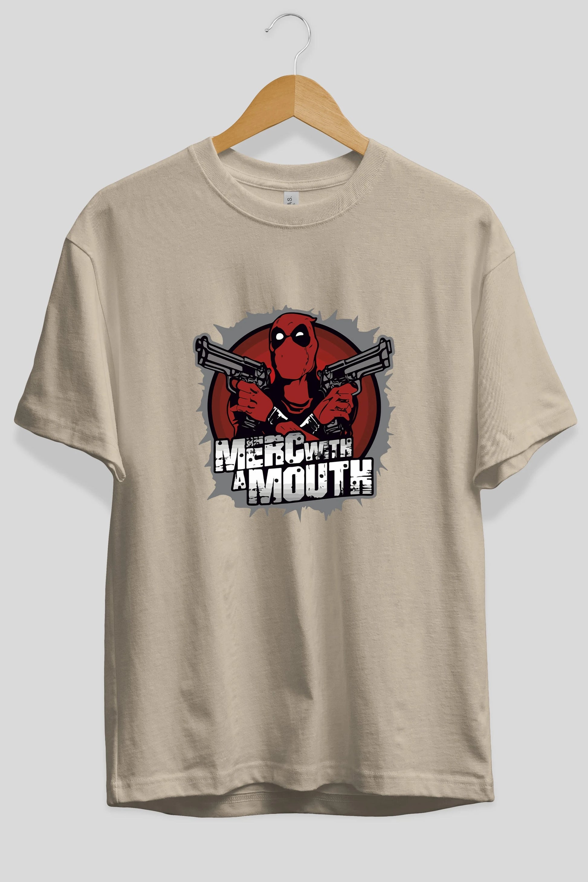 Deadpool (13) Ön Baskılı Oversize t-shirt Erkek Kadın Unisex %100 Pamuk Bisiklet Yaka tişort