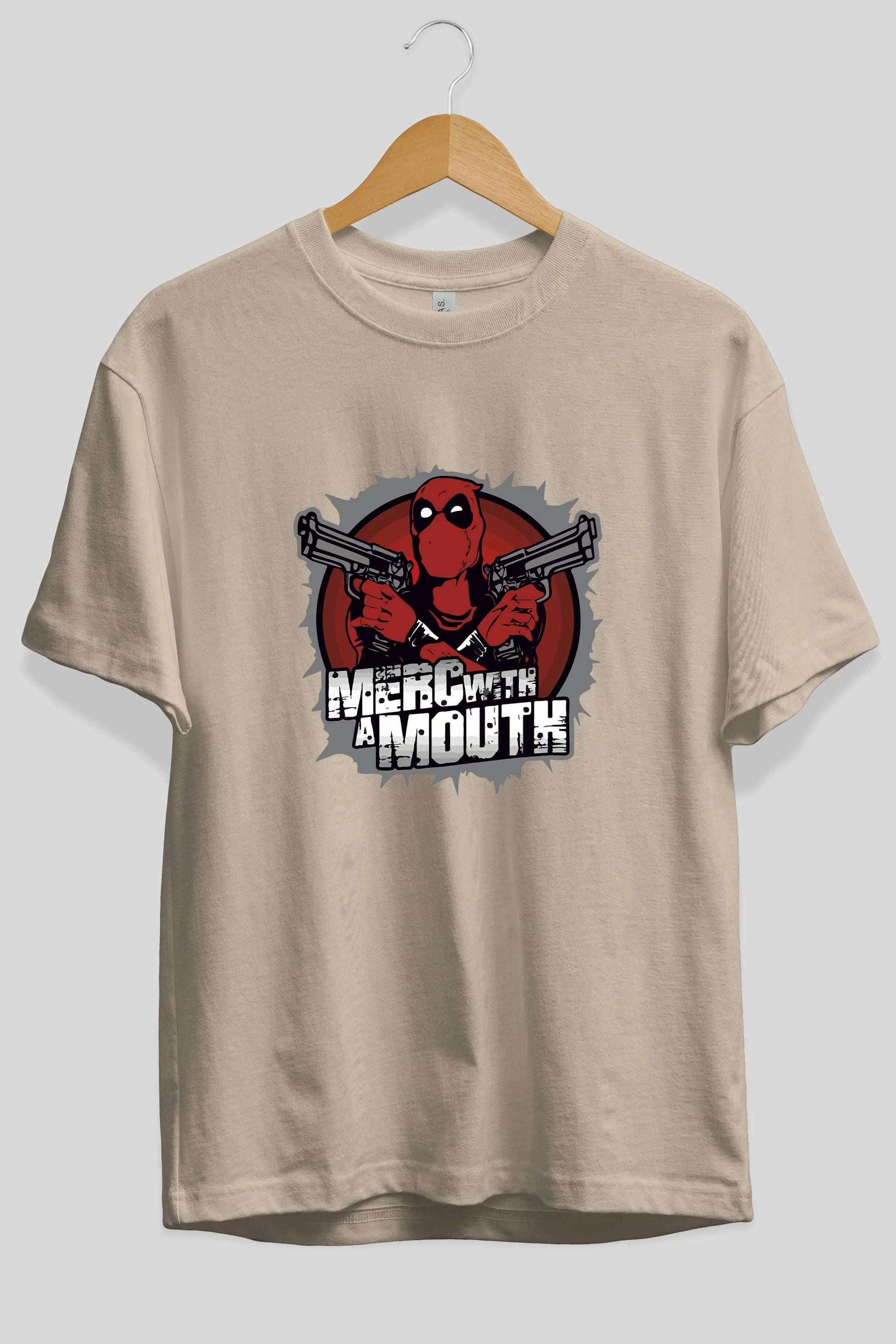 Deadpool (13) Ön Baskılı Oversize t-shirt Erkek Kadın Unisex %100 Pamuk Bisiklet Yaka tişort