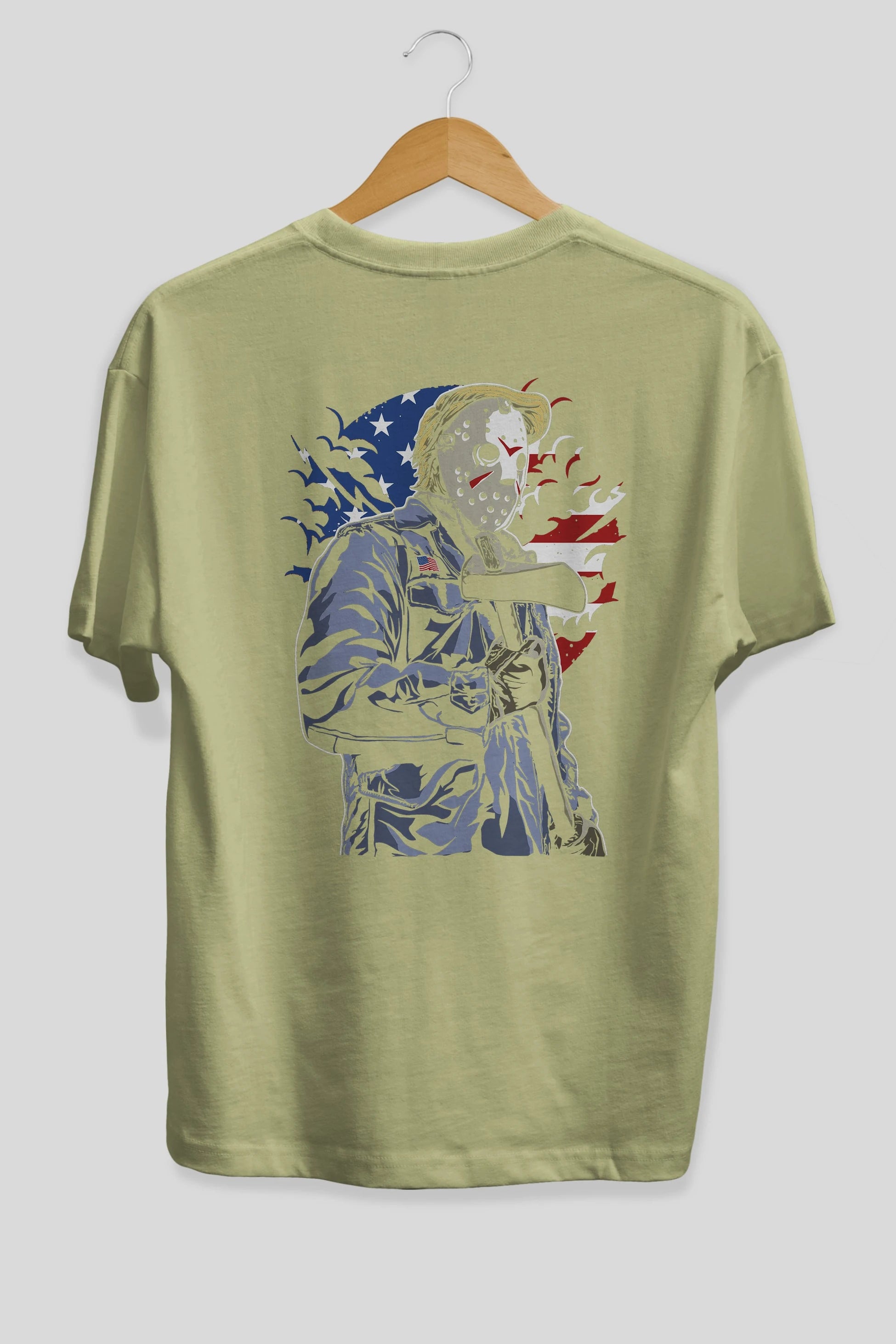 American Killer Arka Baskılı Oversize t-shirt Erkek Kadın Unisex %100 Pamuk