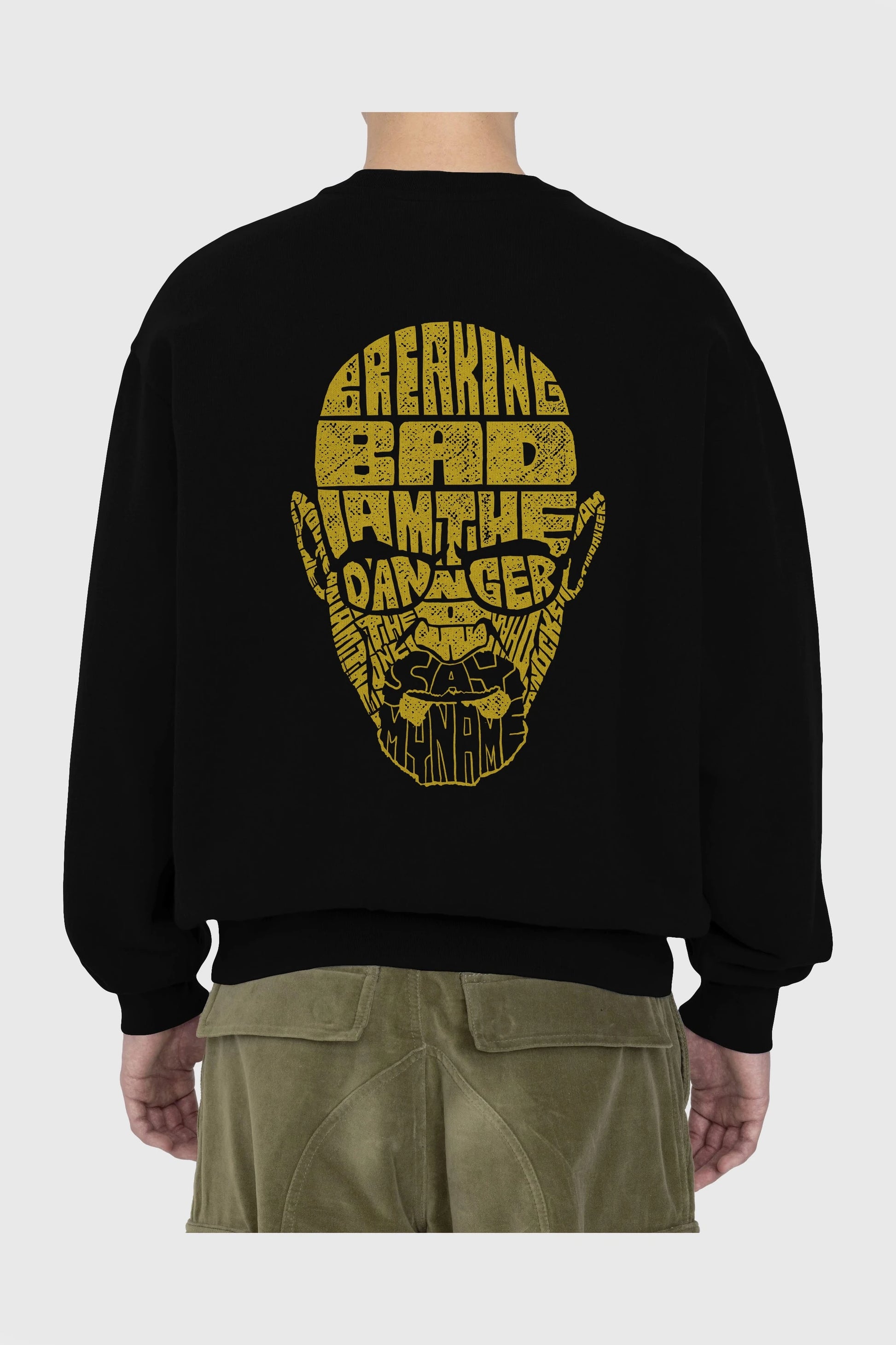 Breaking Bad Arka Baskılı Oversize Sweatshirt Erkek Kadın Unisex