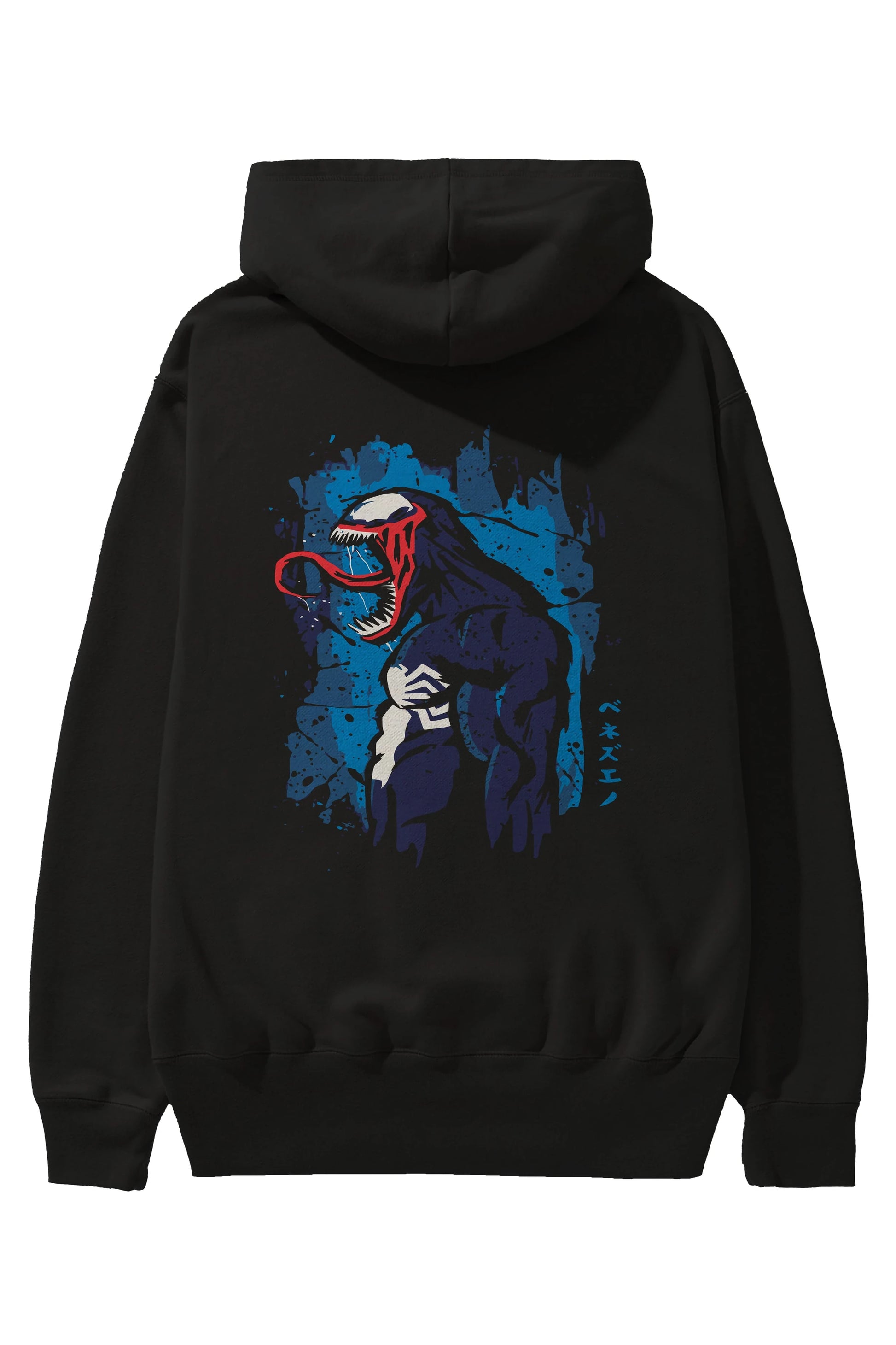 Venom (24) Arka Baskılı Hoodie Oversize Kapüşonlu Sweatshirt Erkek Kadın Unisex