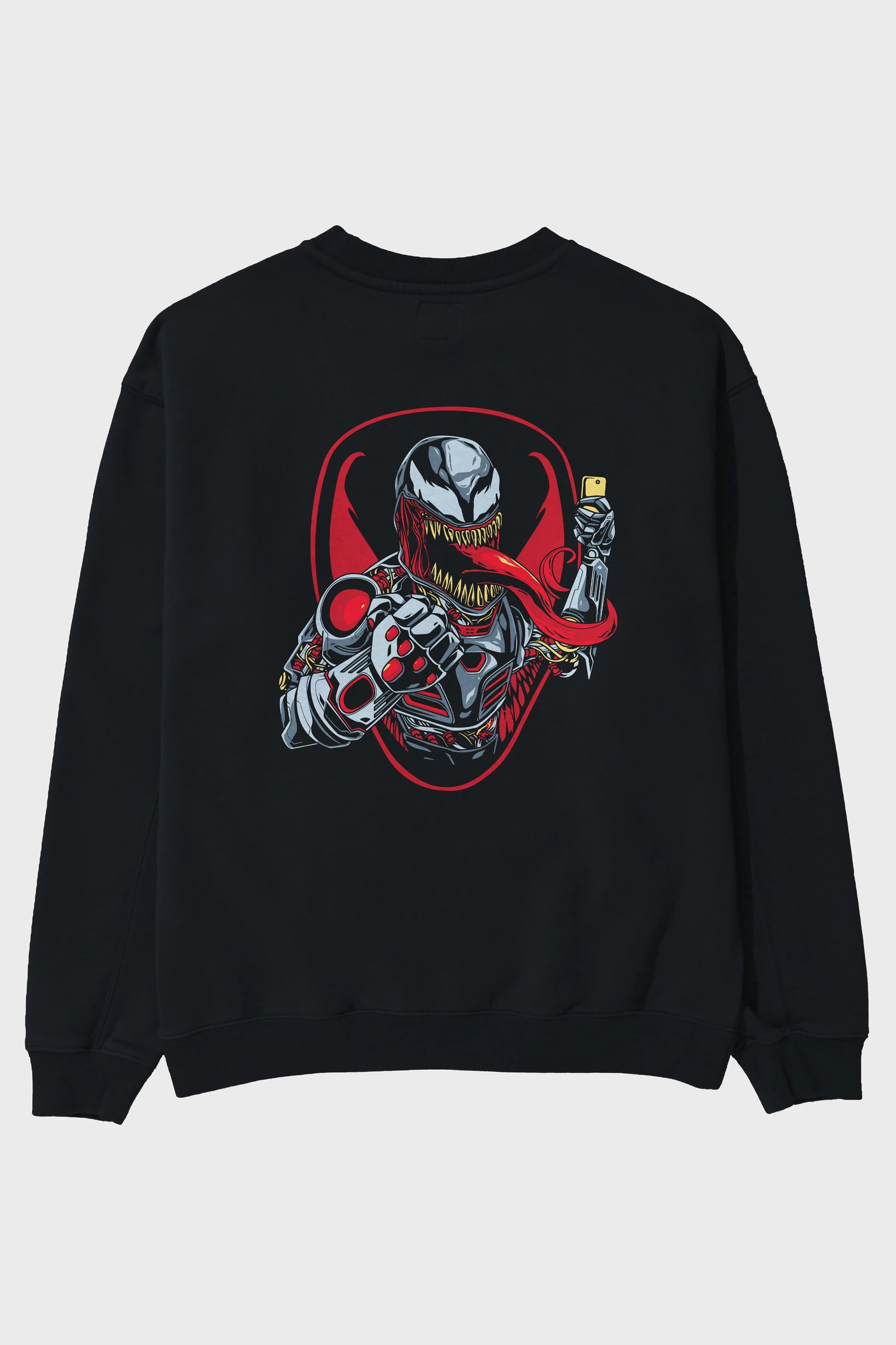 Venom (17) Arka Baskılı Oversize Sweatshirt Erkek Kadın Unisex
