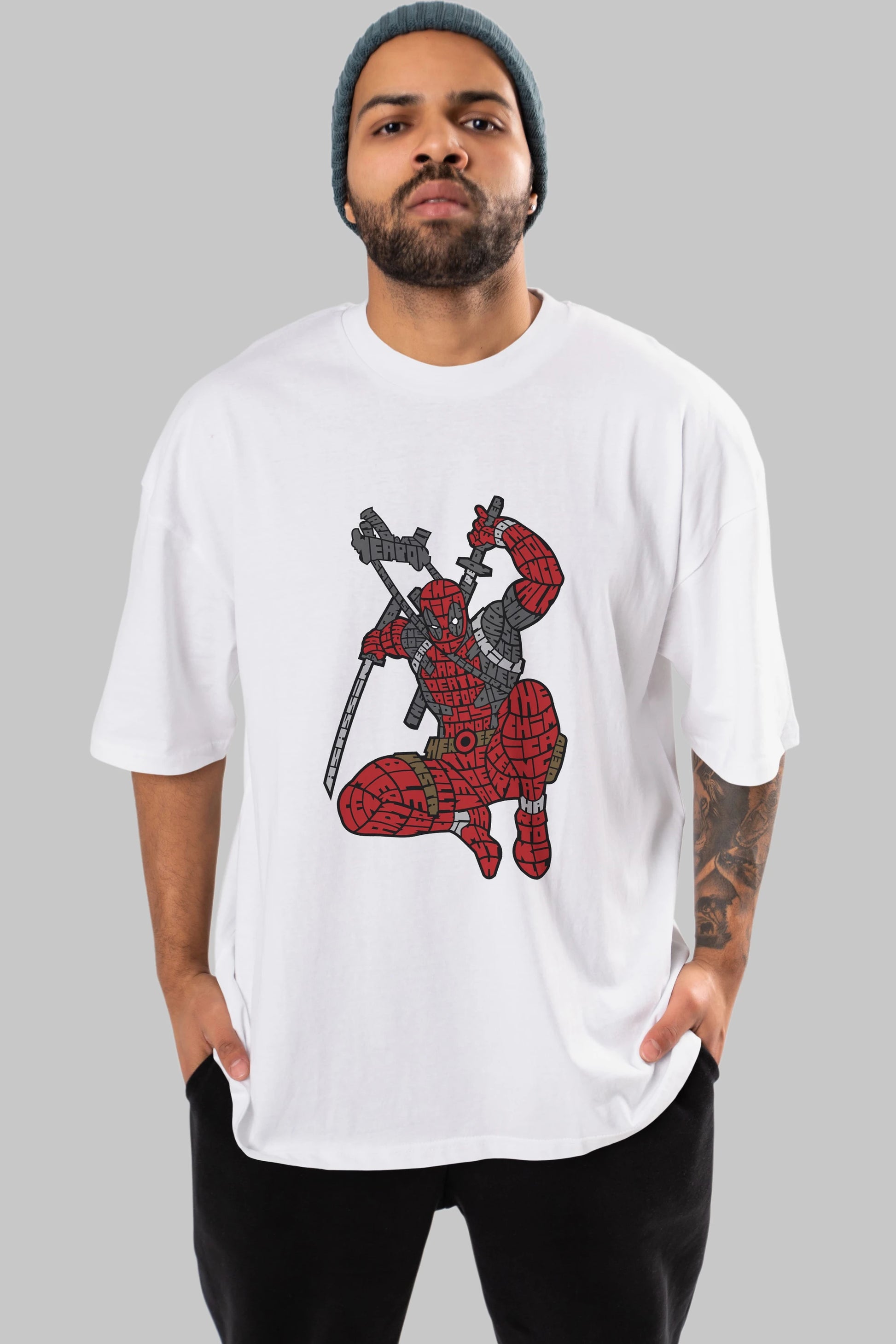 Chimichanga Ön Baskılı Oversize t-shirt %100 pamuk Erkek Kadın Unisex