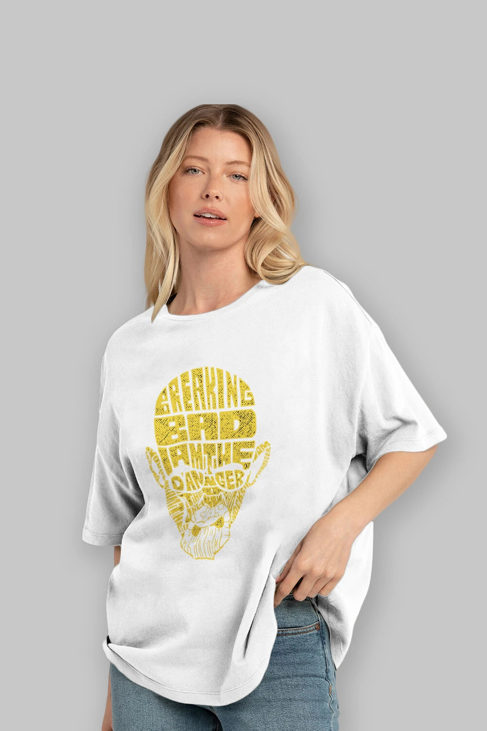 Breaking Bad Ön Baskılı Oversize t-shirt %100 pamuk Erkek Kadın Unisex