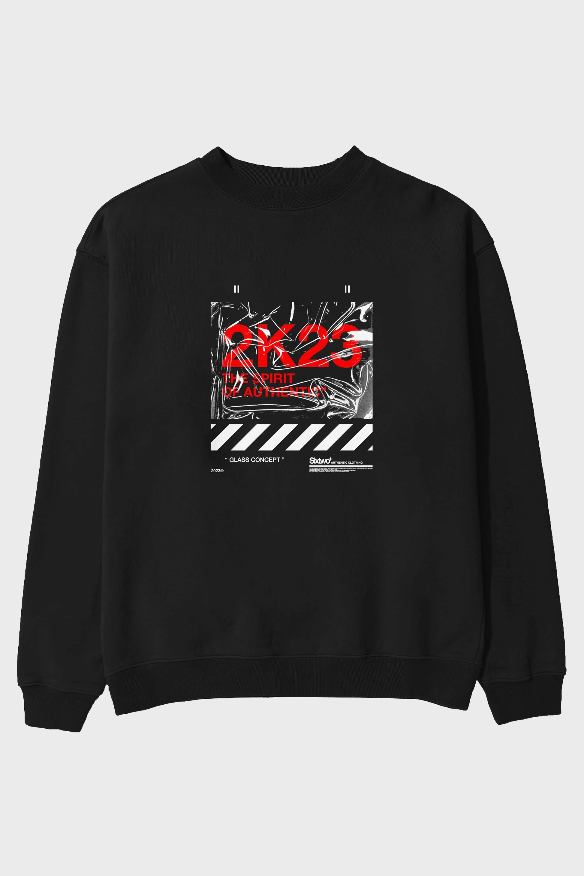 The Spirit Ön Baskılı Oversize Sweatshirt Erkek Kadın Unisex
