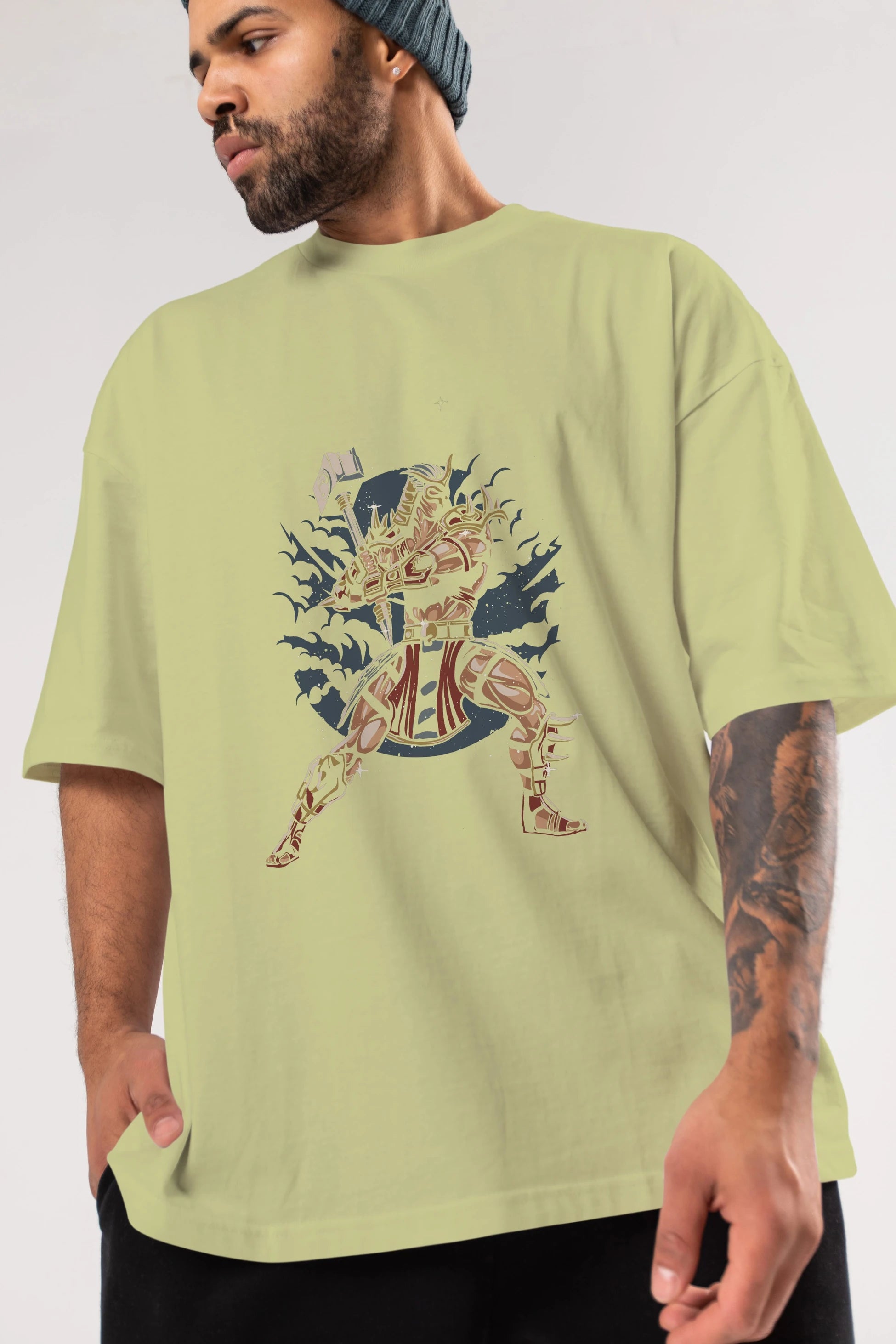 Emperor Ön Baskılı Oversize t-shirt Erkek Kadın Unisex %100 Pamuk tişort