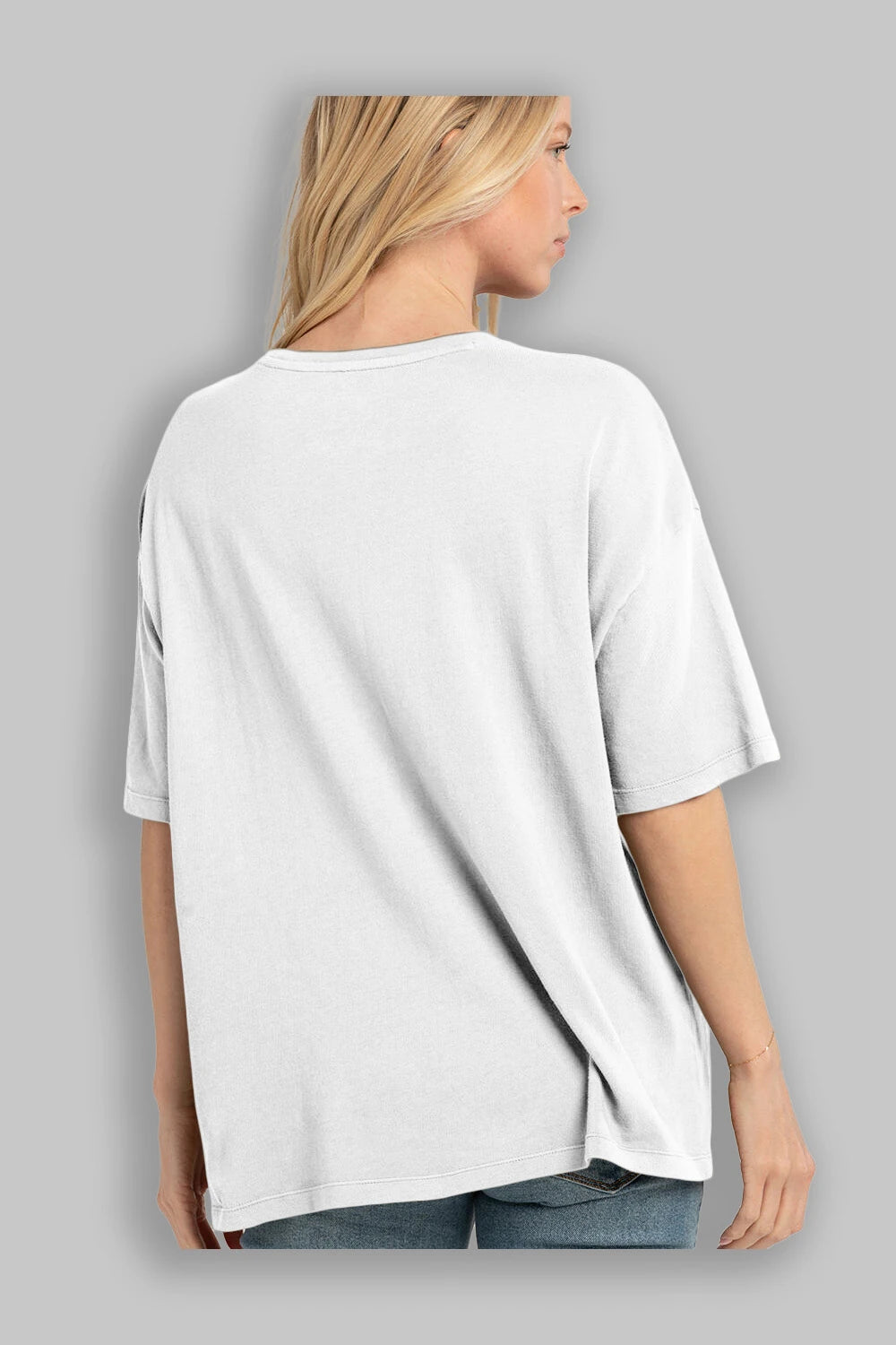 NERD Arka Baskılı Oversize t-shirt %100 pamuk Erkek Kadın Unisex
