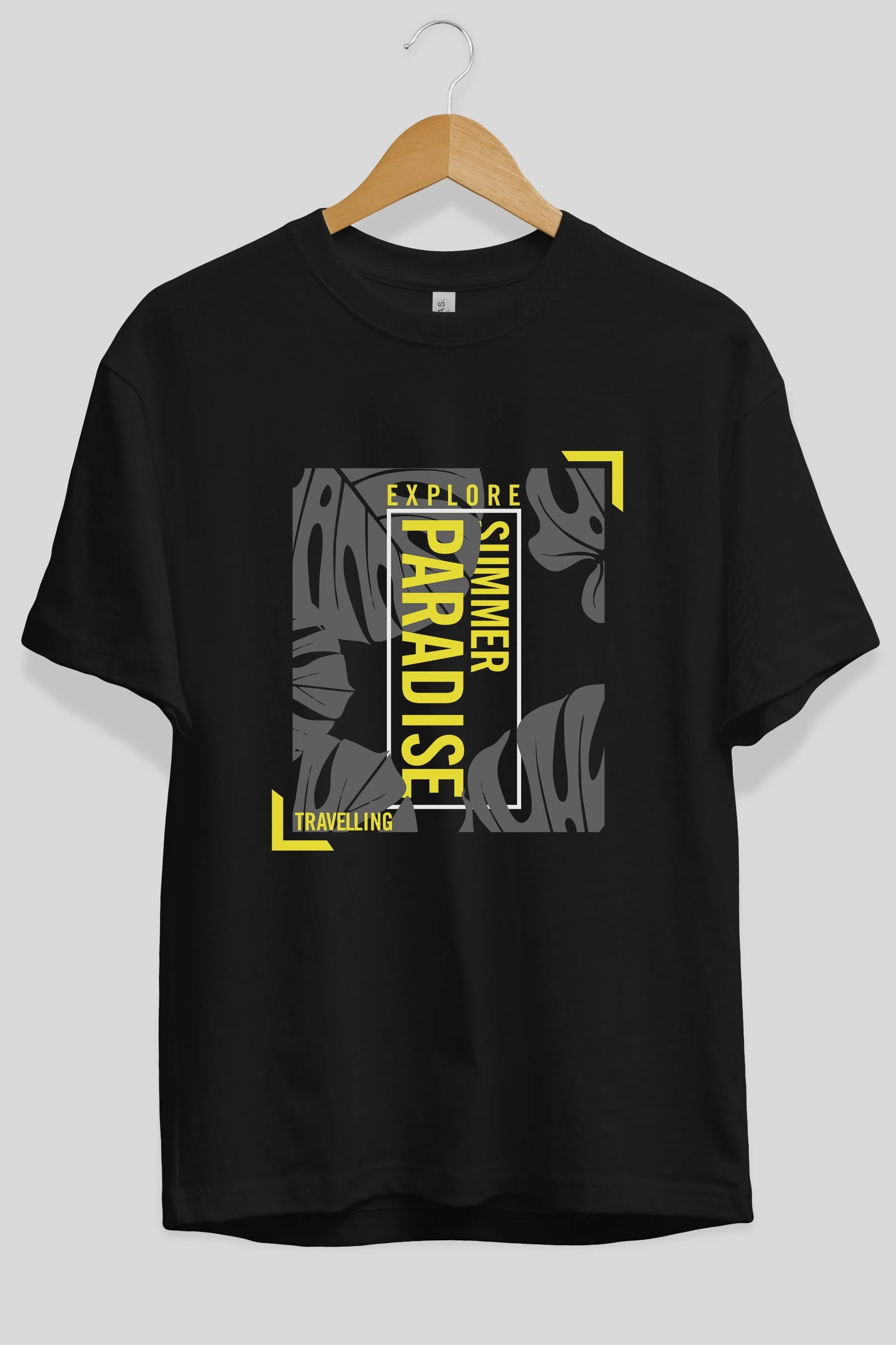 Explore Summer Ön Baskılı Oversize t-shirt Erkek Kadın Unisex