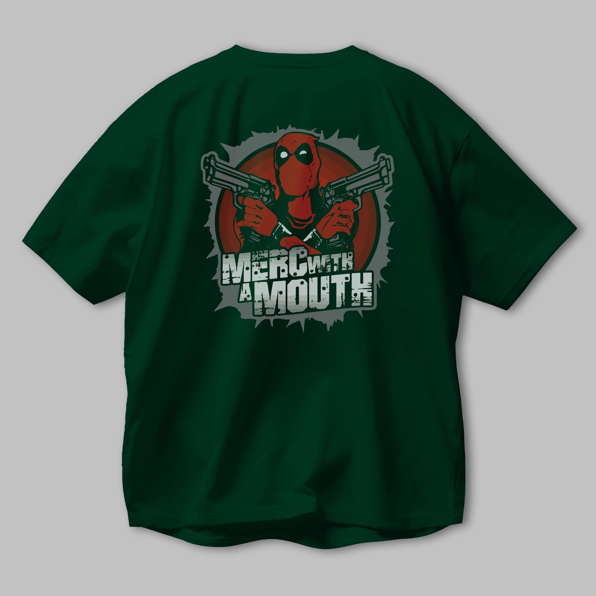 Deadpool (13) Arka Baskılı Oversize t-shirt Erkek Kadın Unisex %100 Pamuk Bisiklet Yaka tişort