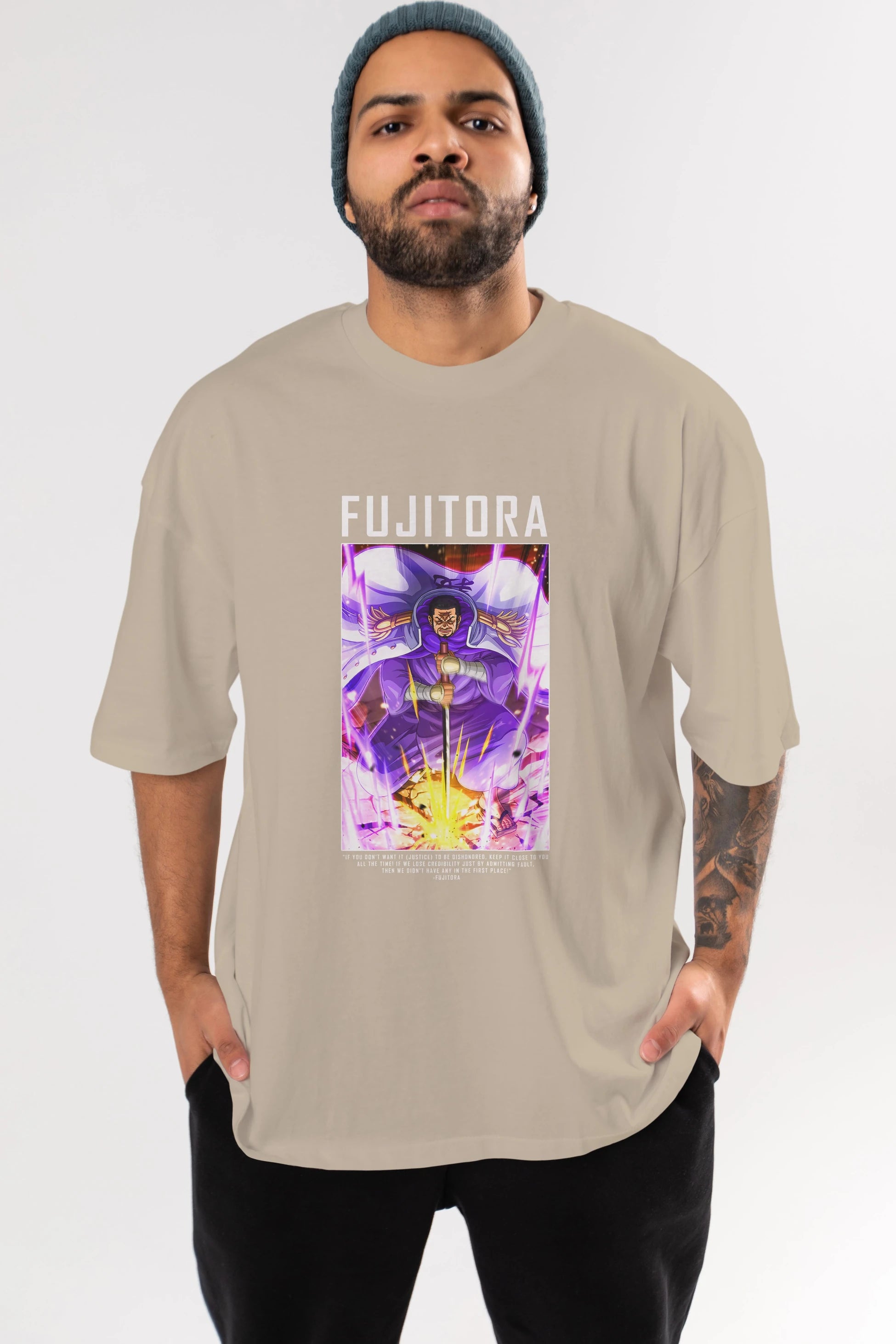 Issho Anime Ön Baskılı Oversize t-shirt Erkek Kadın Unisex